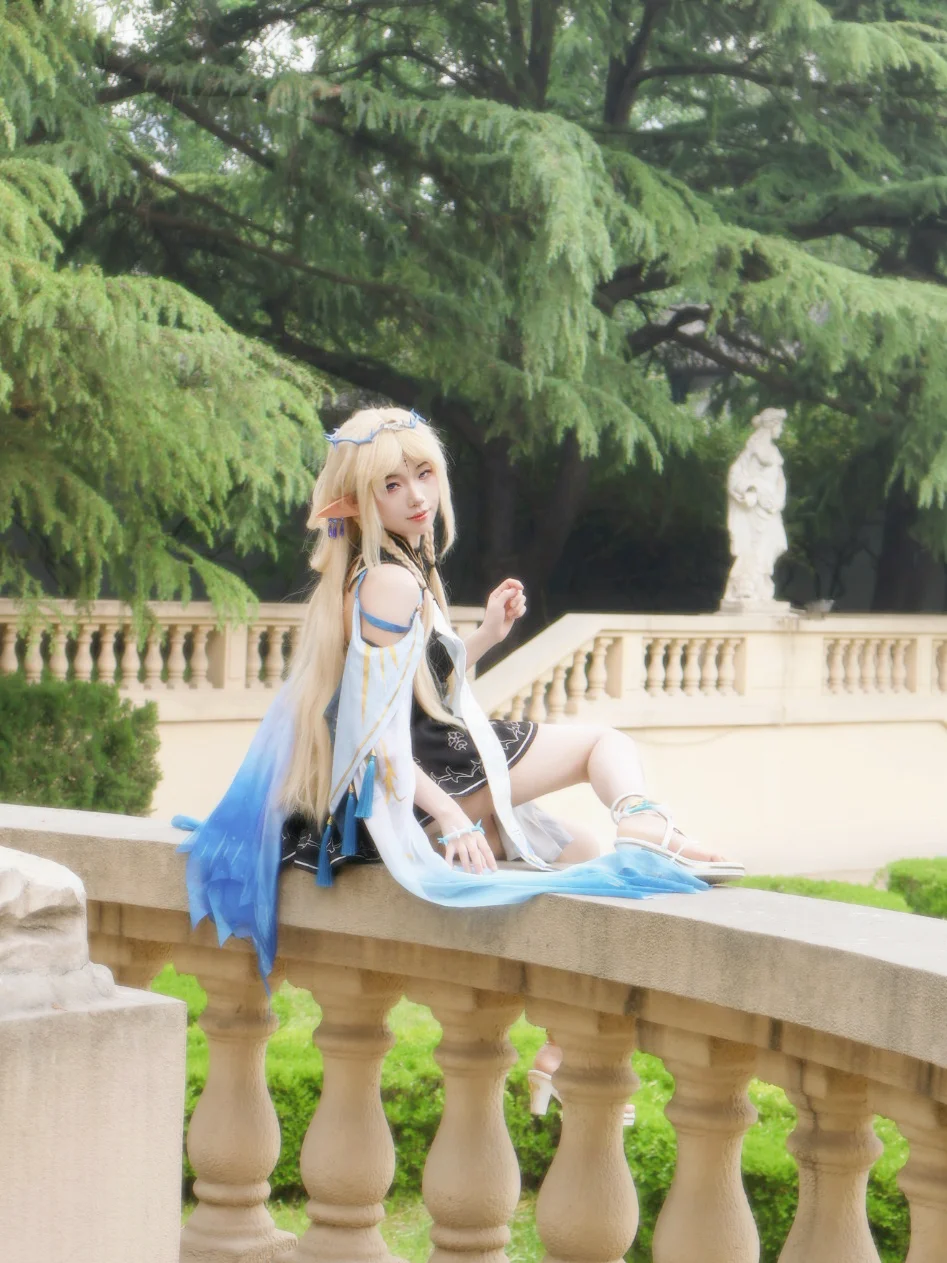 【卡提希婭cos】戶外園林裡的精靈風創作 - 第 5 張