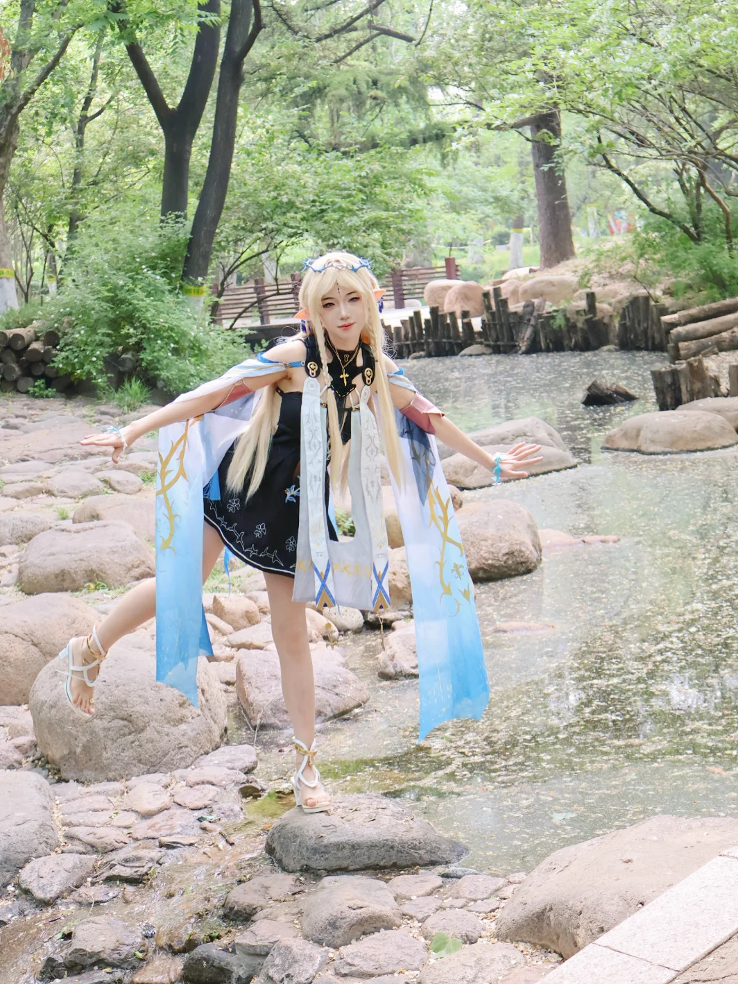 【卡提希婭cos】戶外園林裡的精靈風創作 - 第 7 張