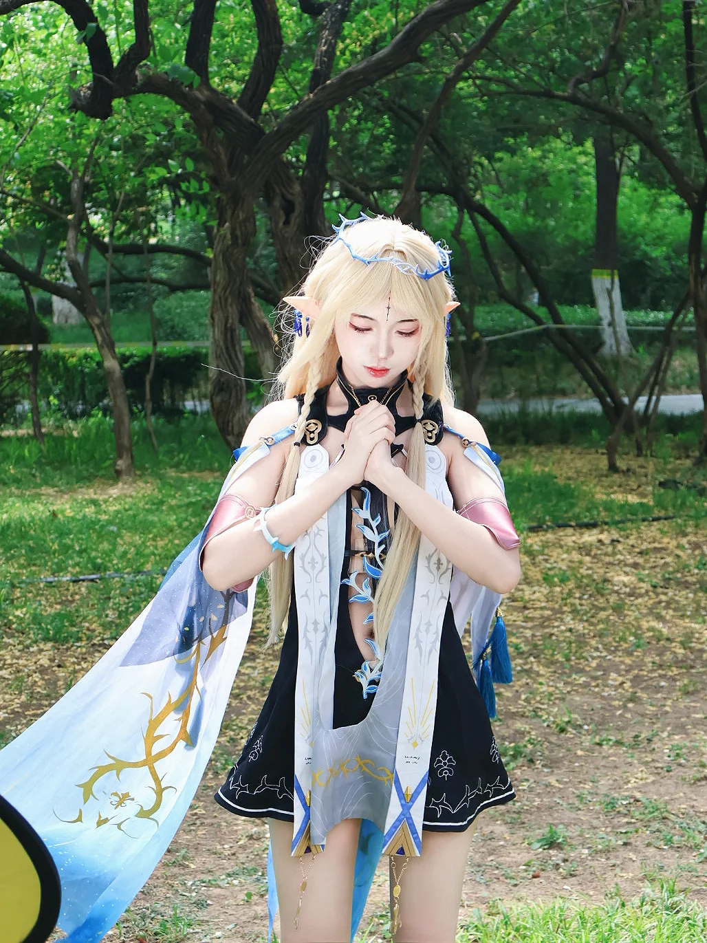 【卡提希婭cos】戶外園林裡的精靈風創作 - 第 9 張
