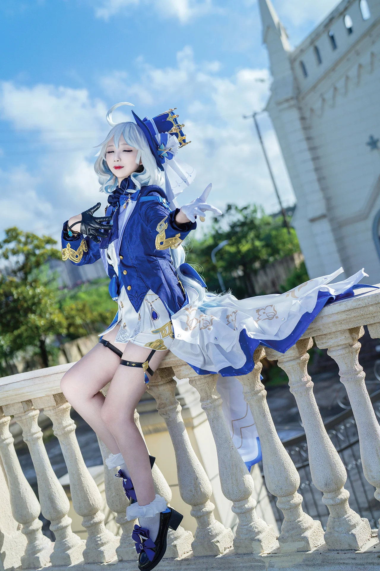 【芙宁娜cos】在水的国度，演绎属于她的华丽舞台 - 第2张