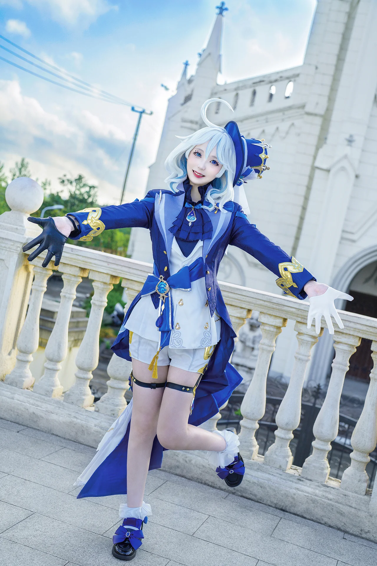 【芙宁娜cos】在水的国度，演绎属于她的华丽舞台 - 第3张