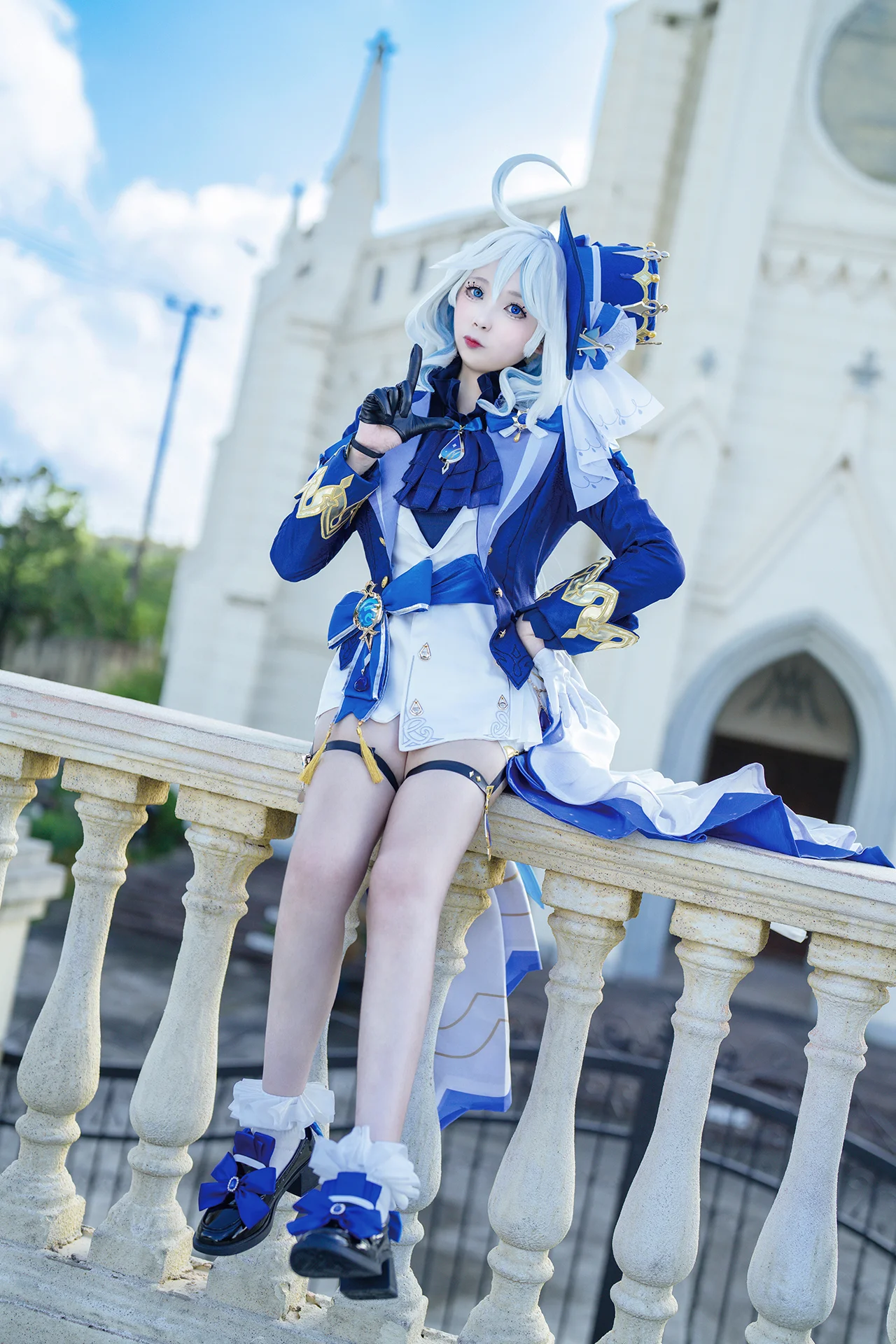 【芙宁娜cos】在水的国度，演绎属于她的华丽舞台 - 第5张