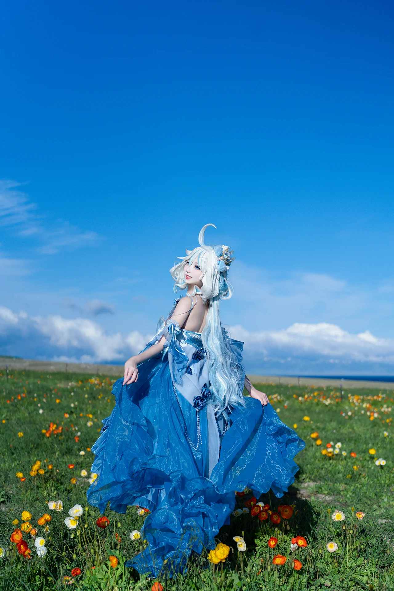【芙宁娜cos】在海与花之间，抓住风的形状 - 第 1 张