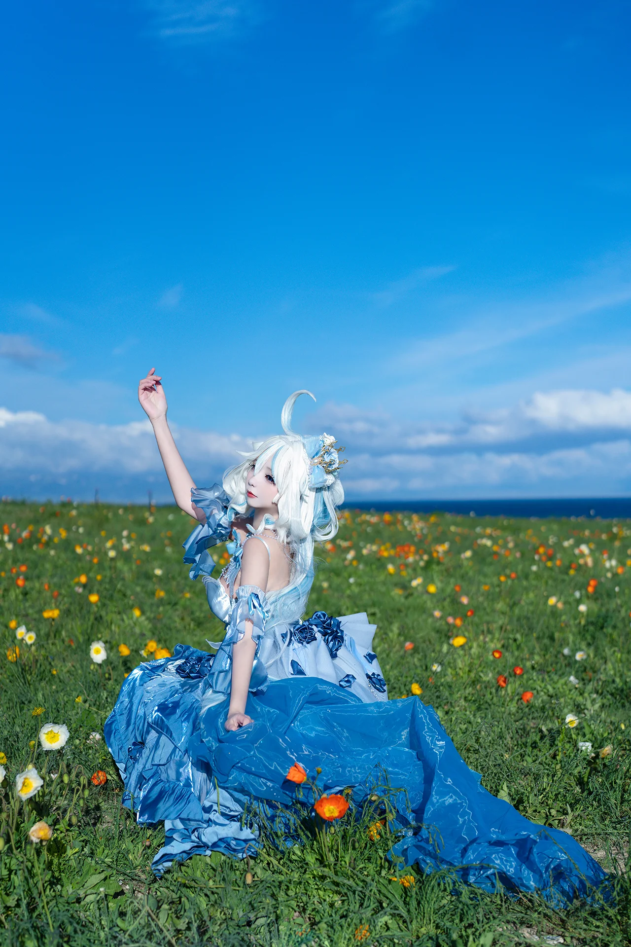 【芙宁娜cos】在海与花之间，抓住风的形状 - 第 2 张