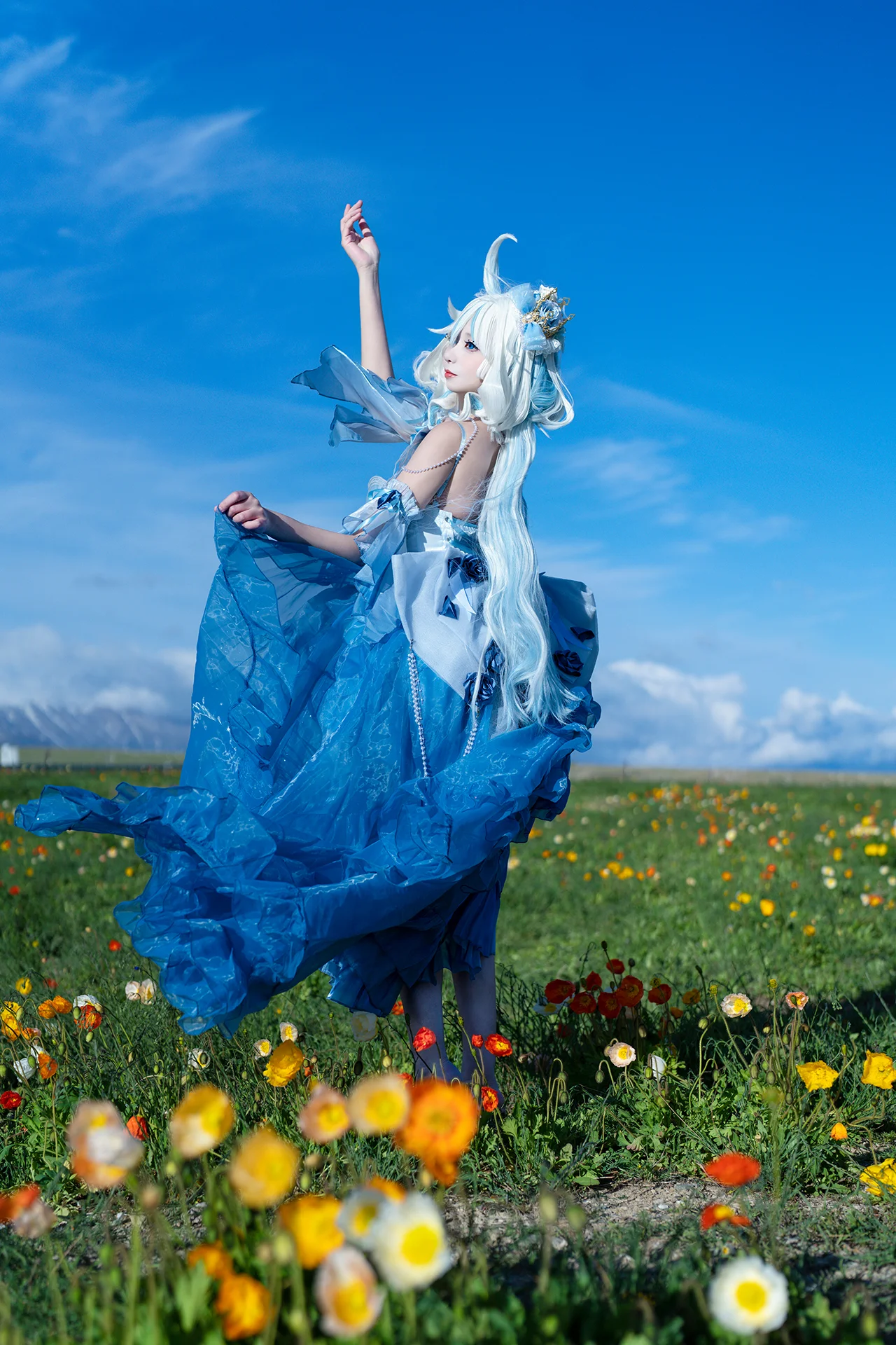 【芙宁娜cos】在海与花之间，抓住风的形状