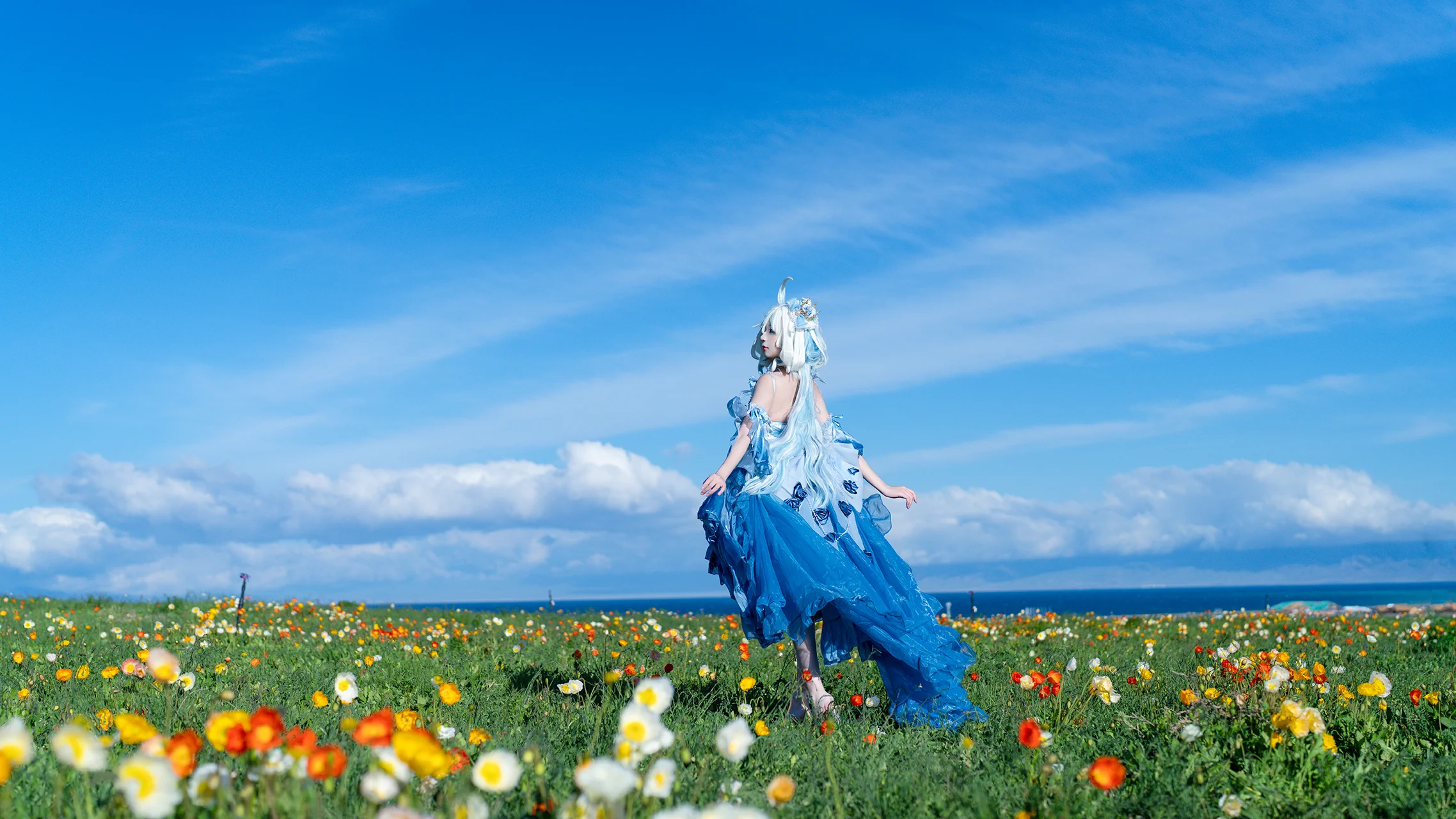【芙宁娜cos】在海与花之间，抓住风的形状 - 第 4 张