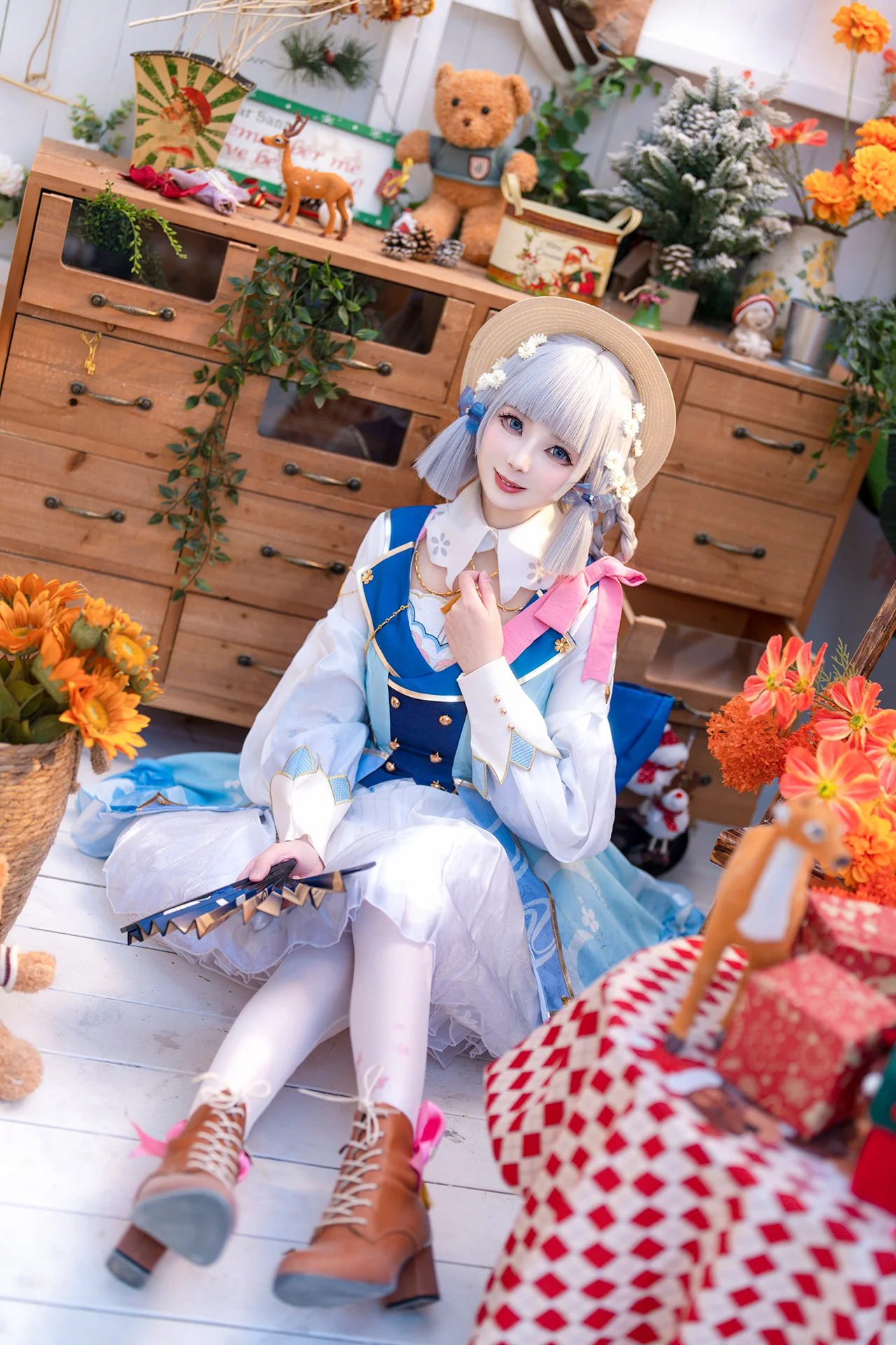 【神里绫华cos】在提瓦特的午后，共品一盏暖茶 - 第2张