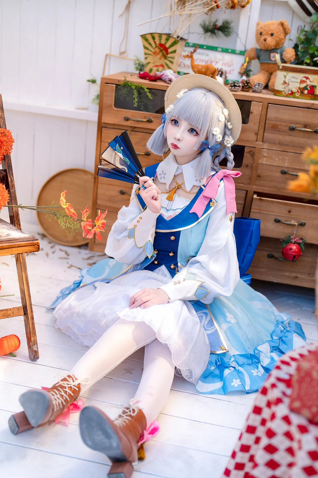 【神里绫华cos】在提瓦特的午后，共品一盏暖茶 - 第4张