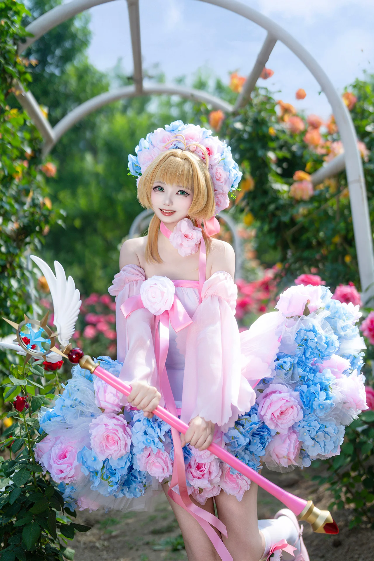 【木之本樱cos】魔卡少女樱的花仙子造型 - 第 1 张