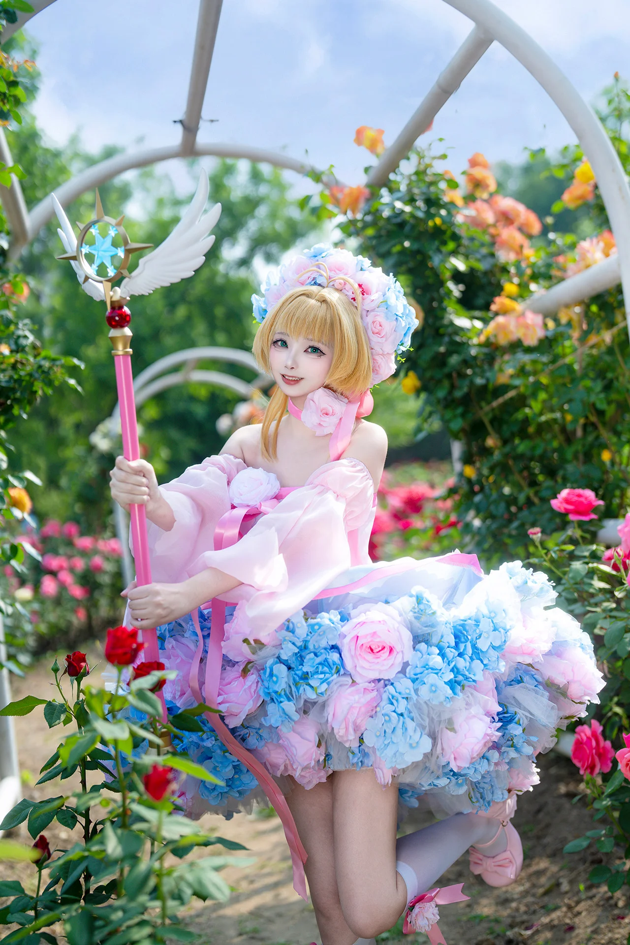 【木之本樱cos】魔卡少女樱的花仙子造型 - 第 3 张
