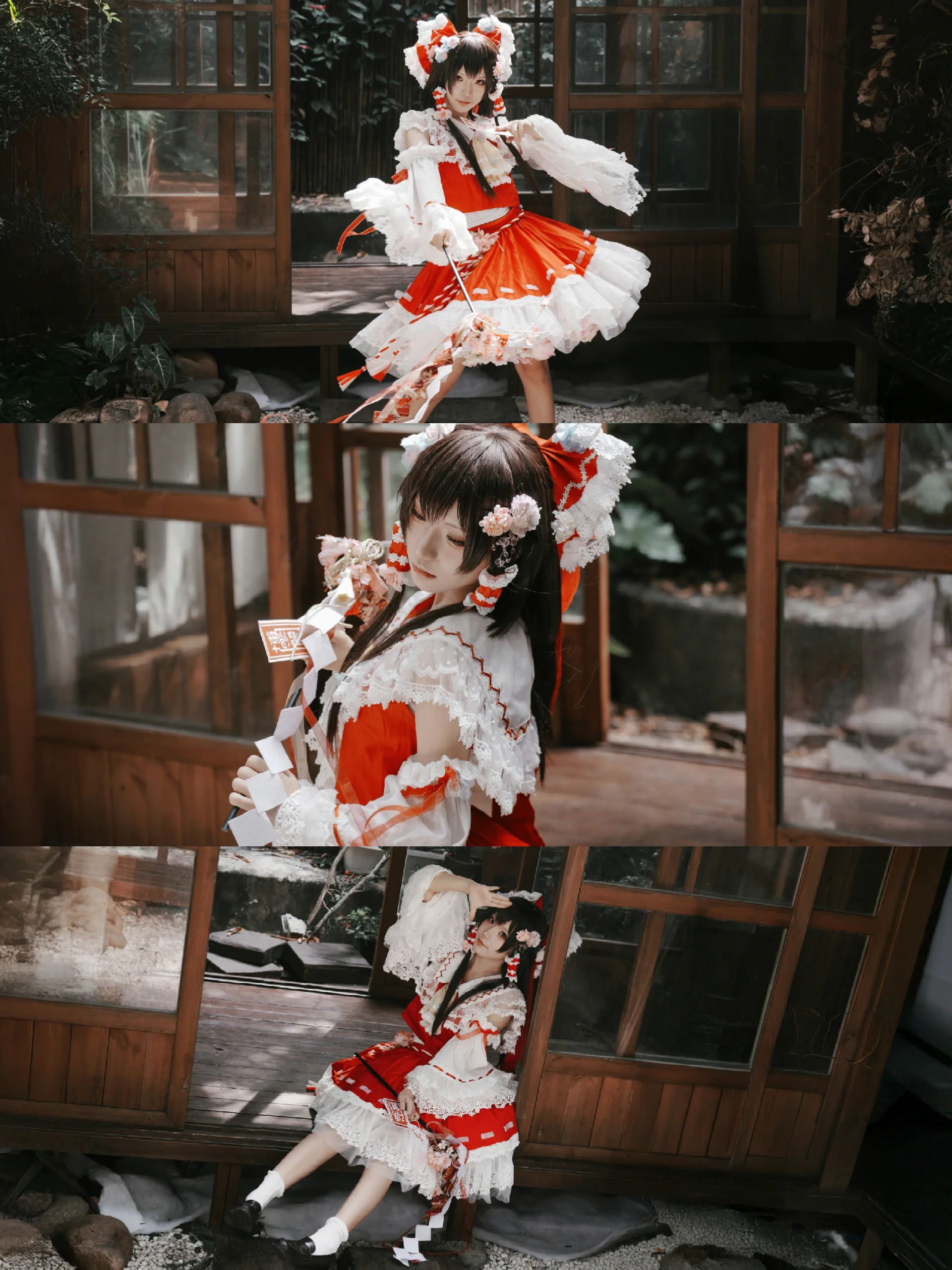 【博丽灵梦cos】新的一年，八方来财的梦想由我来守护 - 第 1 张