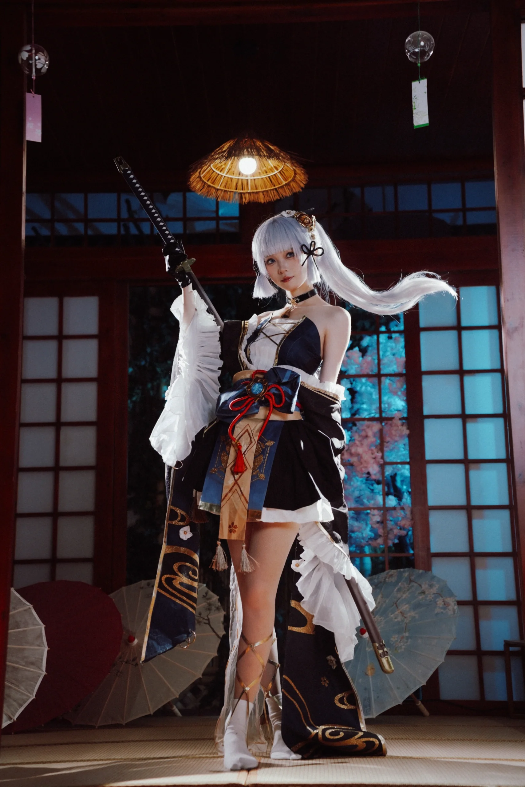 【神里绫华cos】黑道千金的霜刃，一抹凛冽的冷艳 - 推荐阅读封面