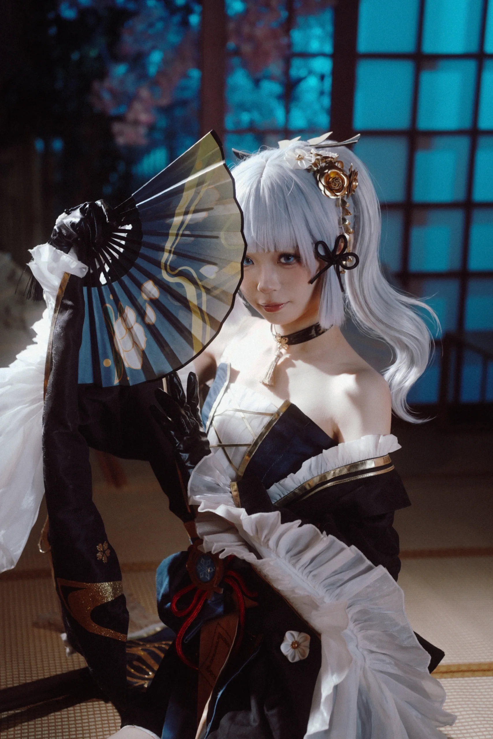【神里绫华cos】黑道千金的霜刃，一抹凛冽的冷艳 - 第7张