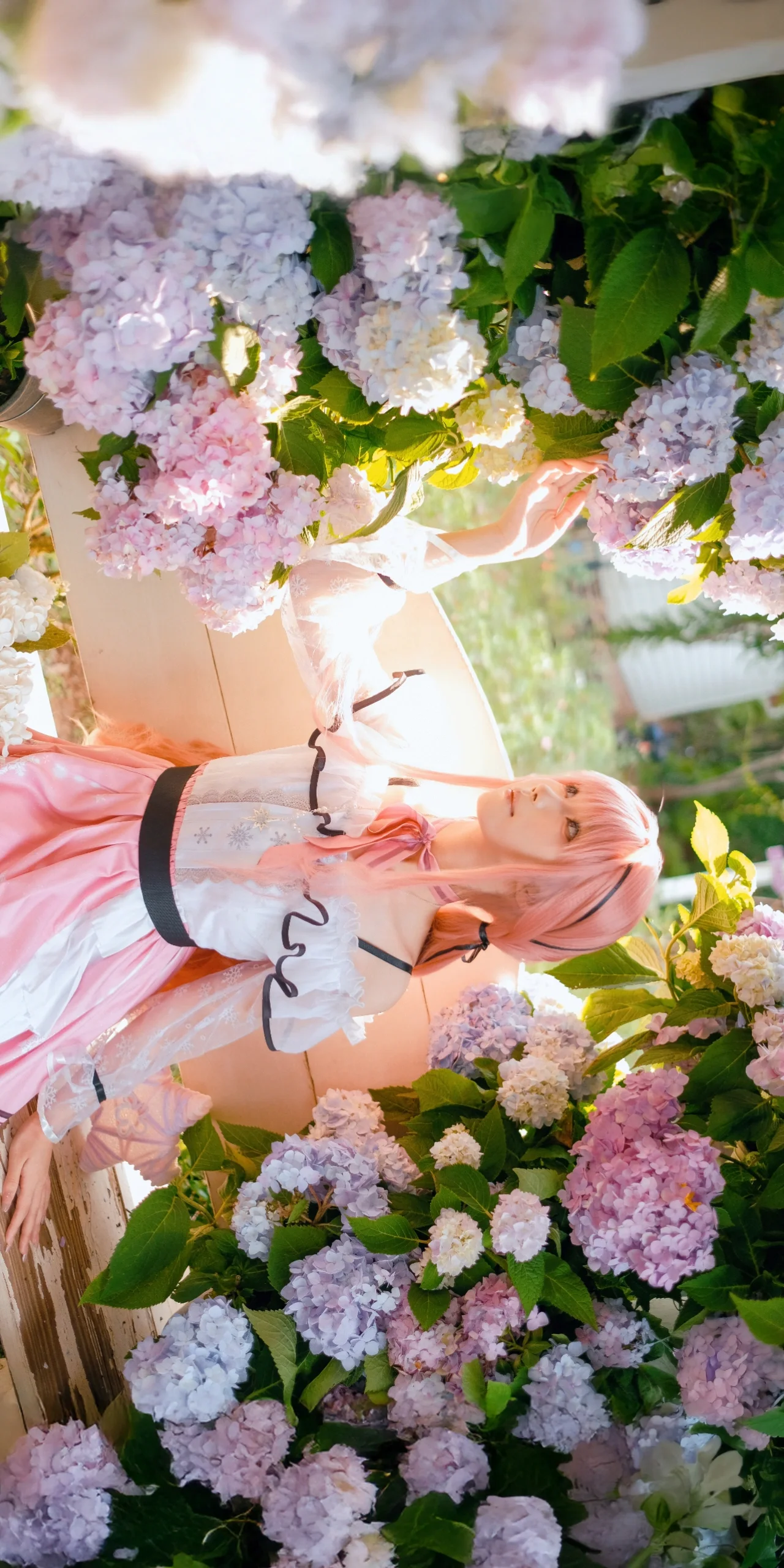 【暖暖cos】无限暖暖的夏日灵感，在梅州的繁花中绽放 - 第10张