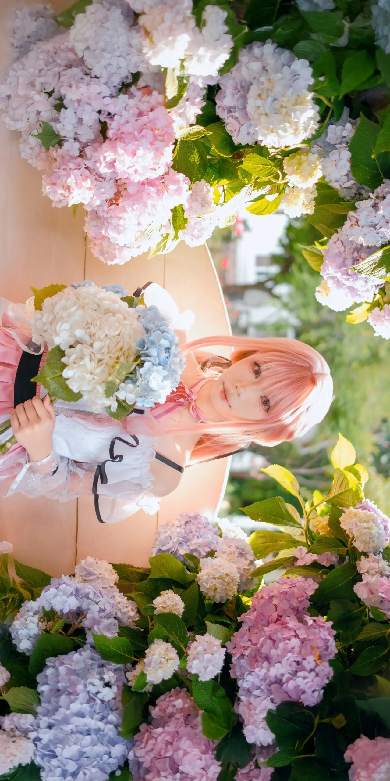 【暖暖cos】无限暖暖的夏日灵感，在梅州的繁花中绽放 - 第6张