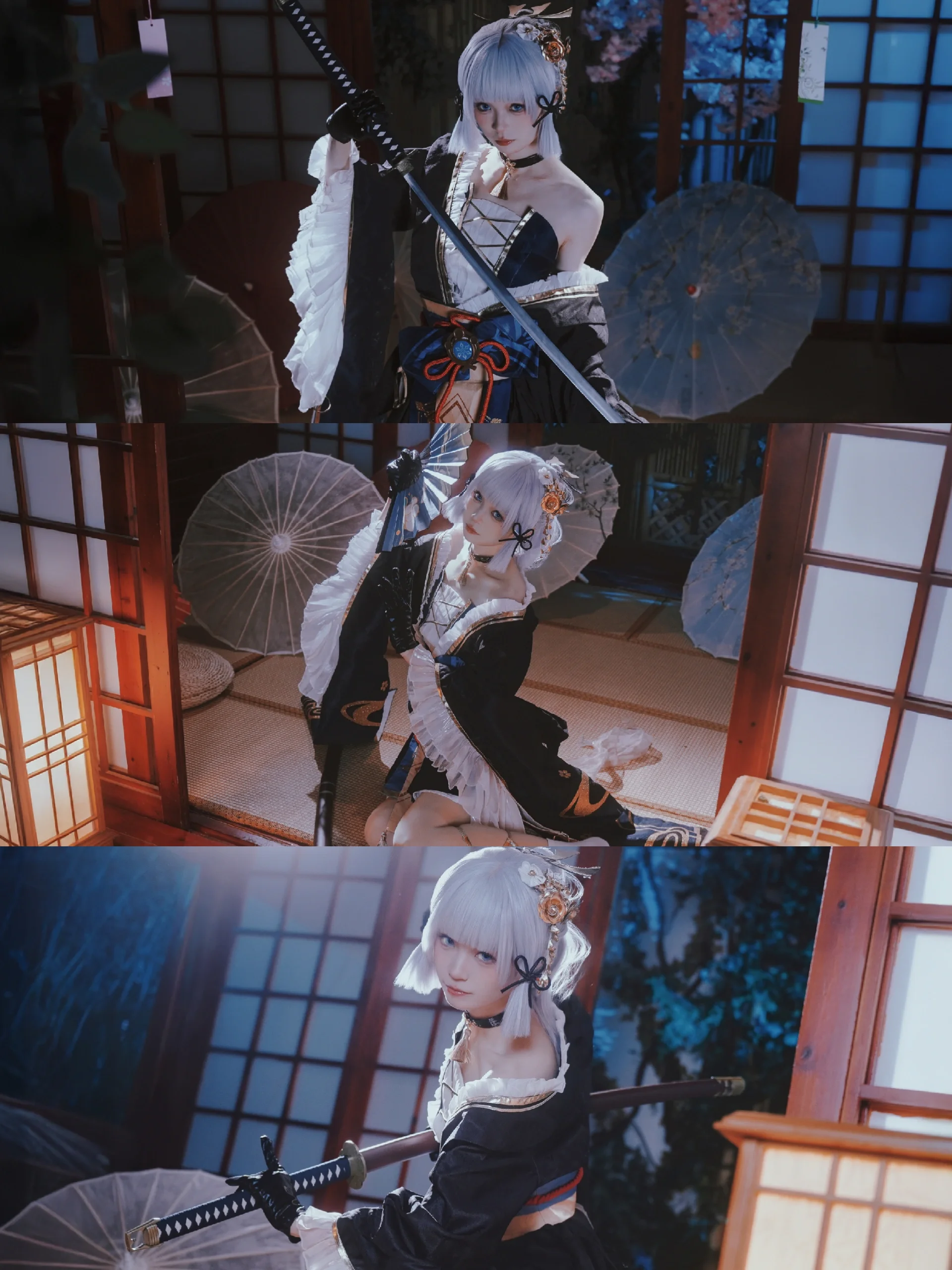 【神里绫华cos】捕捉稻妻深处的凛冽剑气 - 第 1 张