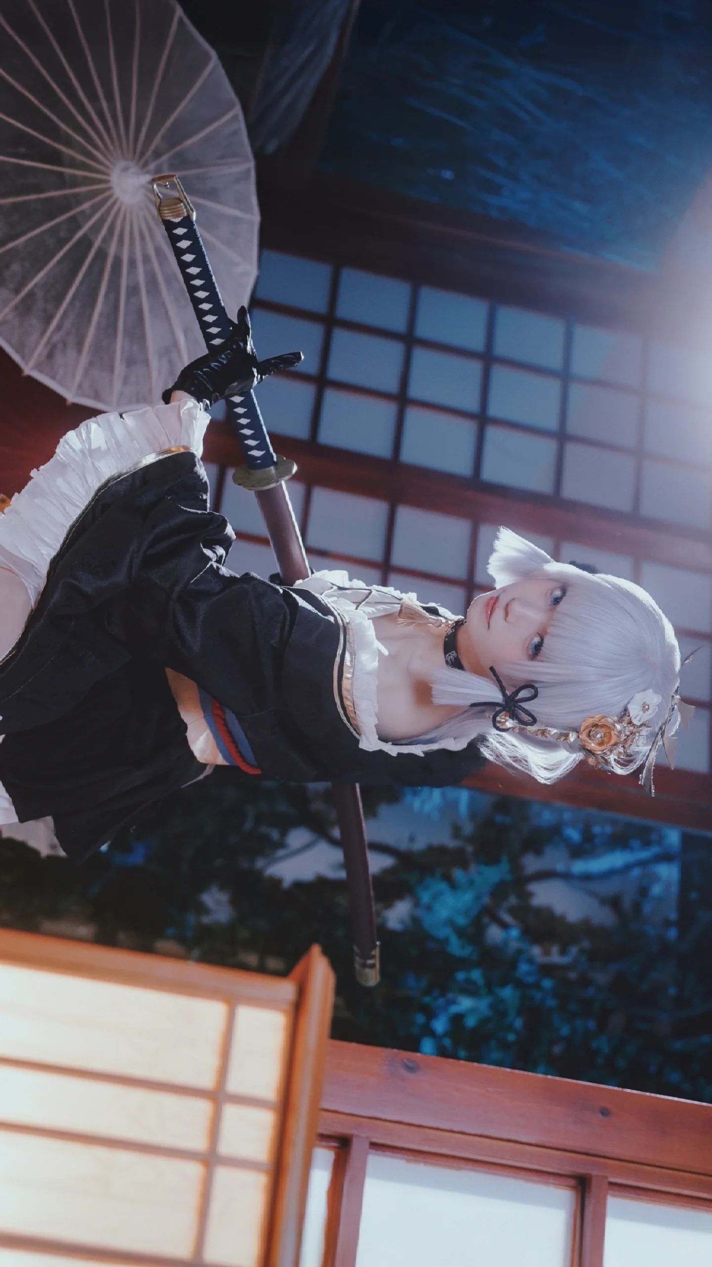 【神里绫华cos】捕捉稻妻深处的凛冽剑气 - 第 10 张
