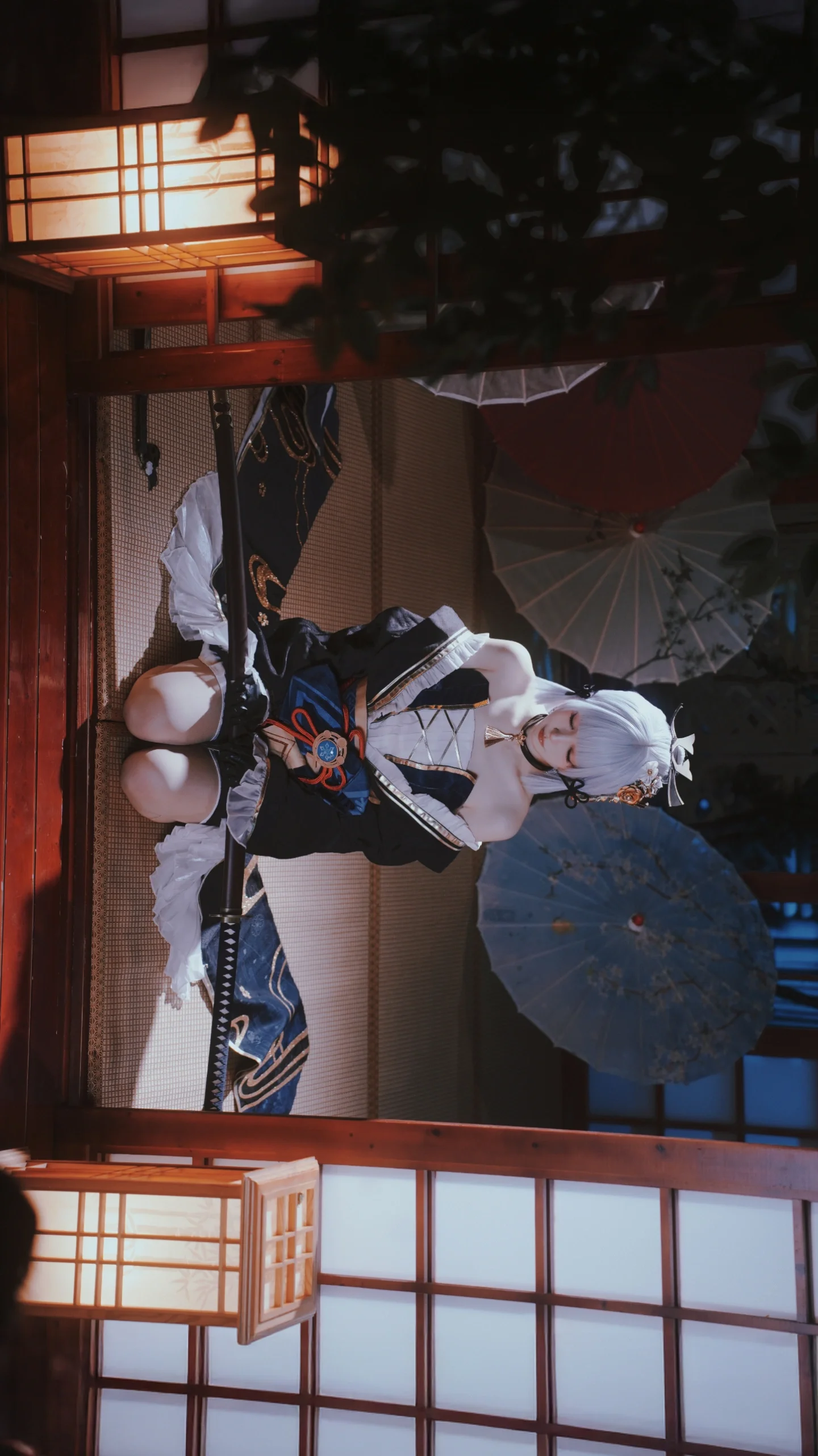 【神里绫华cos】捕捉稻妻深处的凛冽剑气 - 第 6 张