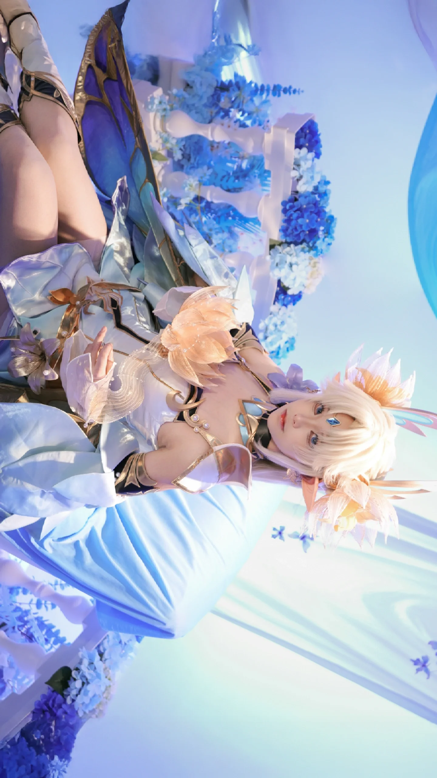 【貂蝉cos】王者荣耀的金色仲夏夜，在光影中沉溺 - 第10张