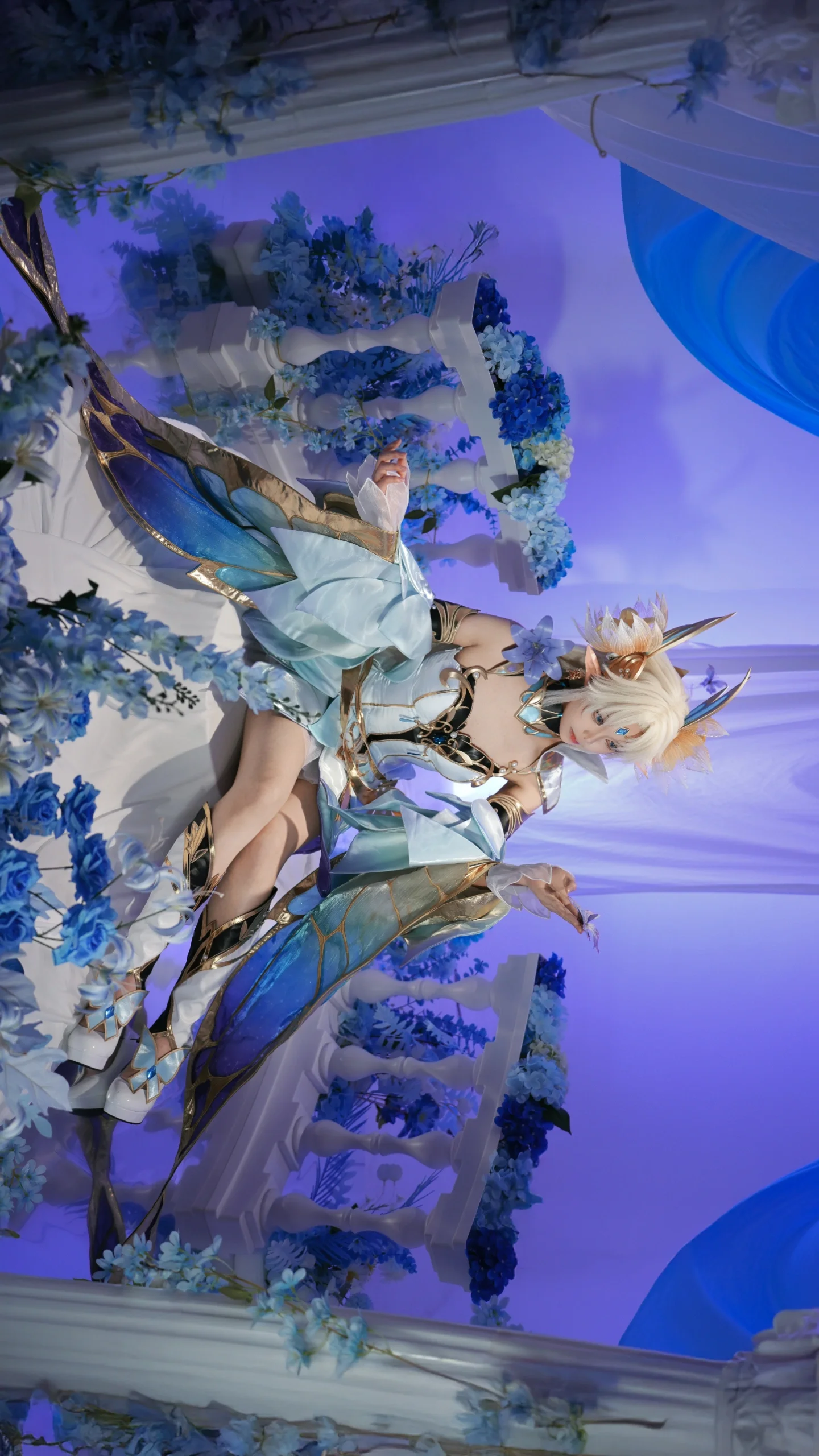【貂蝉cos】王者荣耀的金色仲夏夜，在光影中沉溺 - 第2张