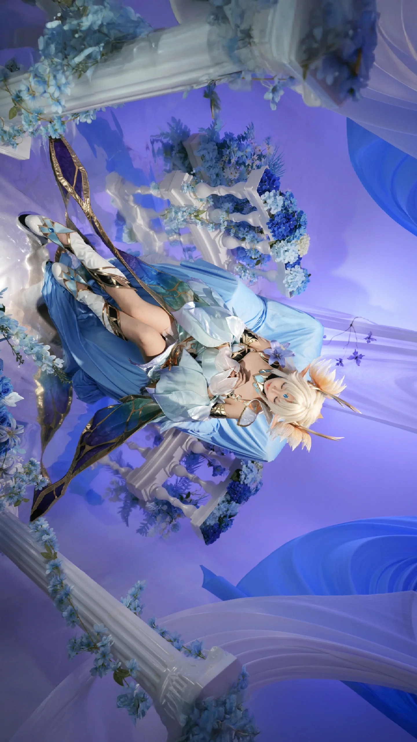【貂蝉cos】王者荣耀的金色仲夏夜，在光影中沉溺 - 第8张