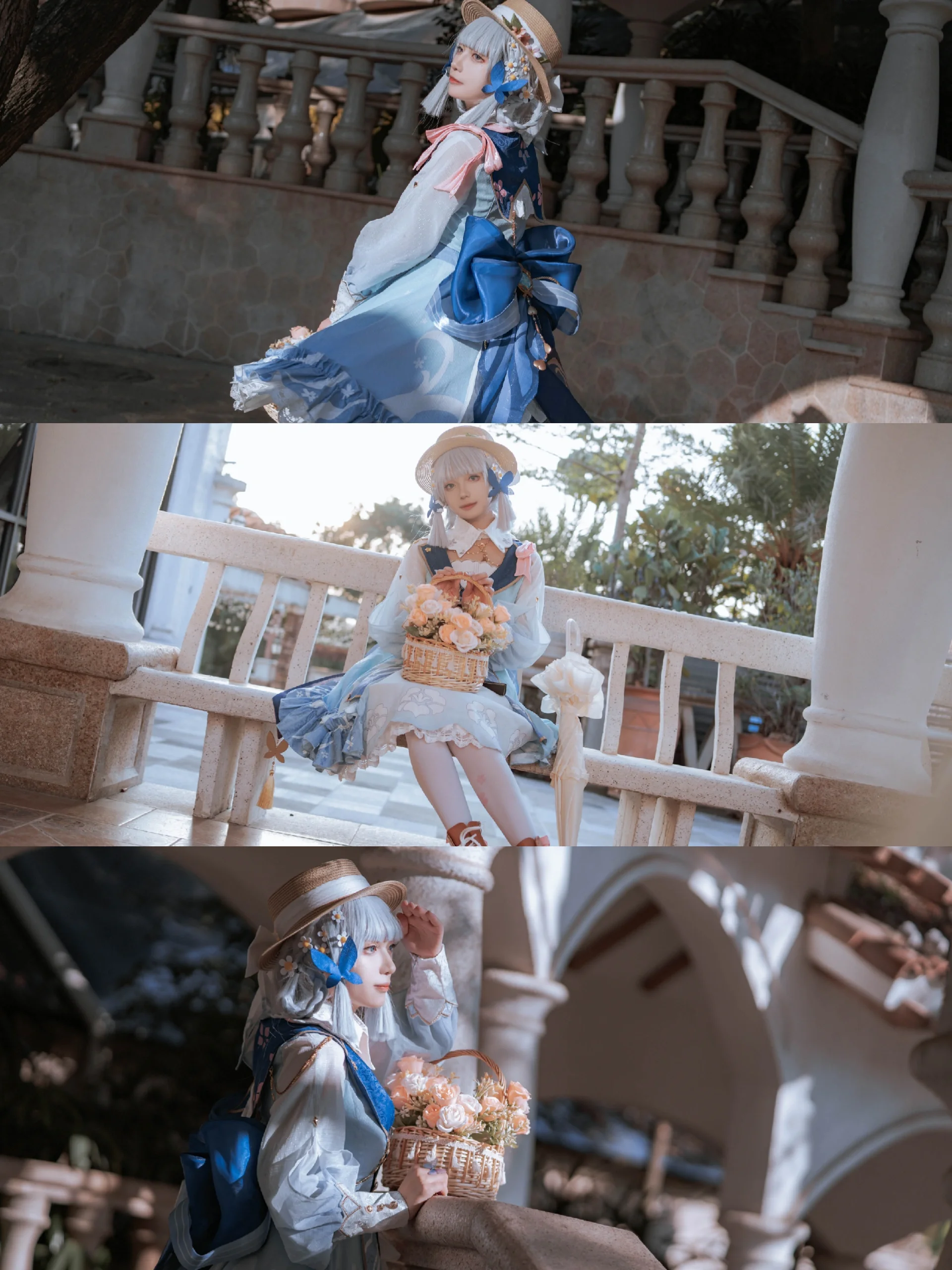 【神里绫华cos】原神花时来信，在花海中守护你的温柔 - 第1张