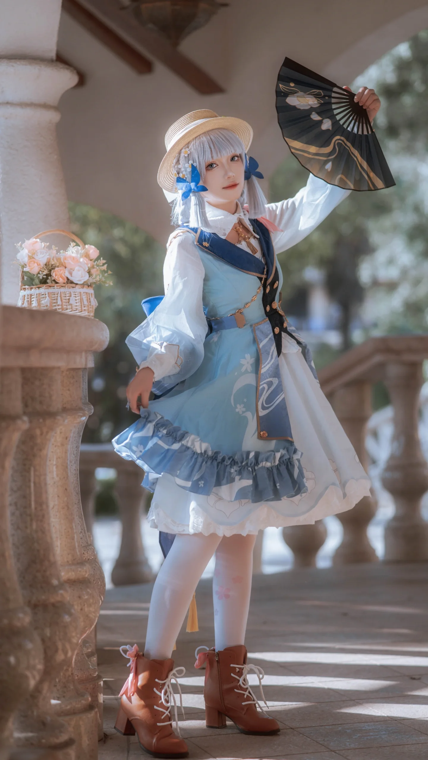 【神里绫华cos】原神花时来信，在花海中守护你的温柔 - 第14张