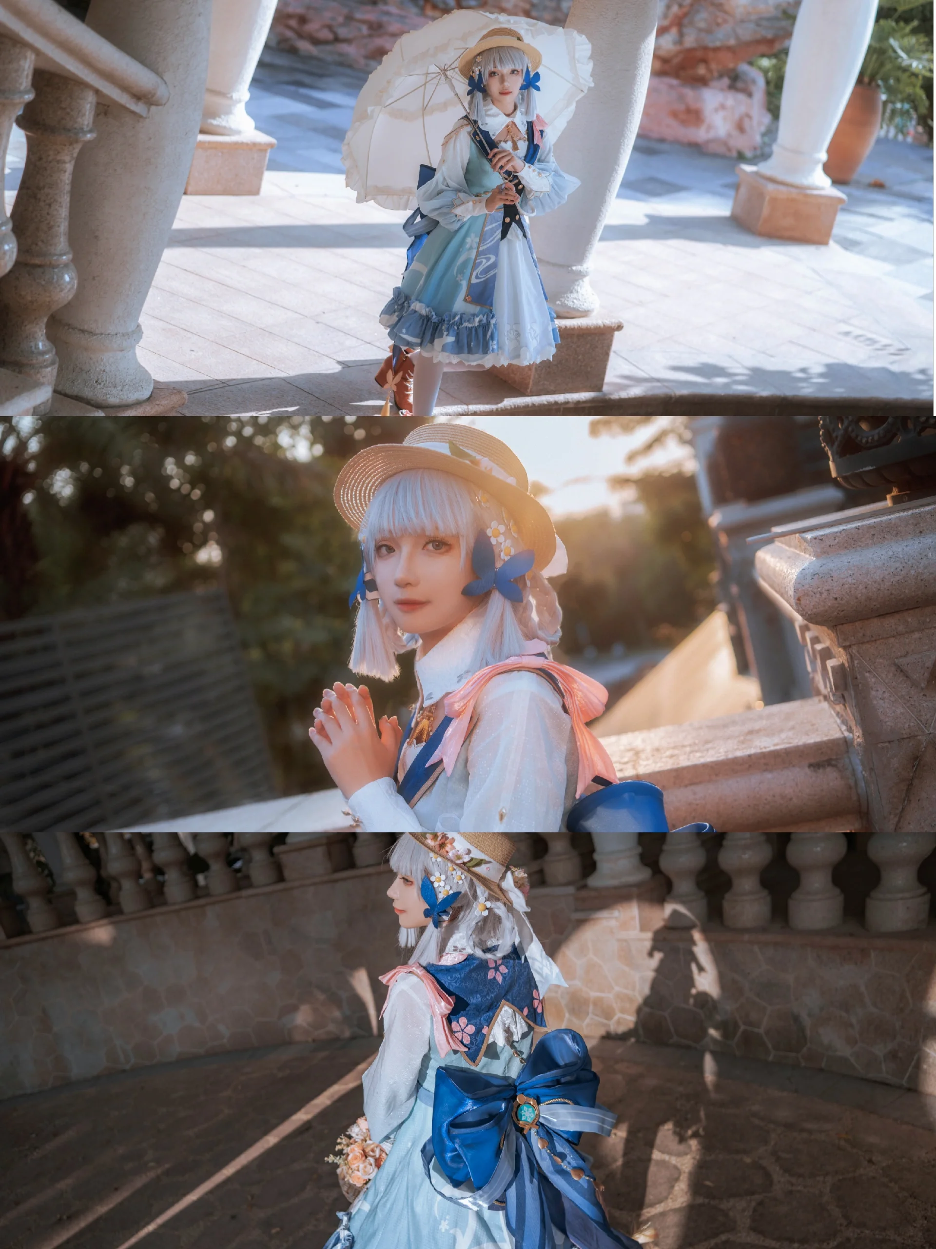 【神里绫华cos】原神花时来信，在花海中守护你的温柔 - 第2张