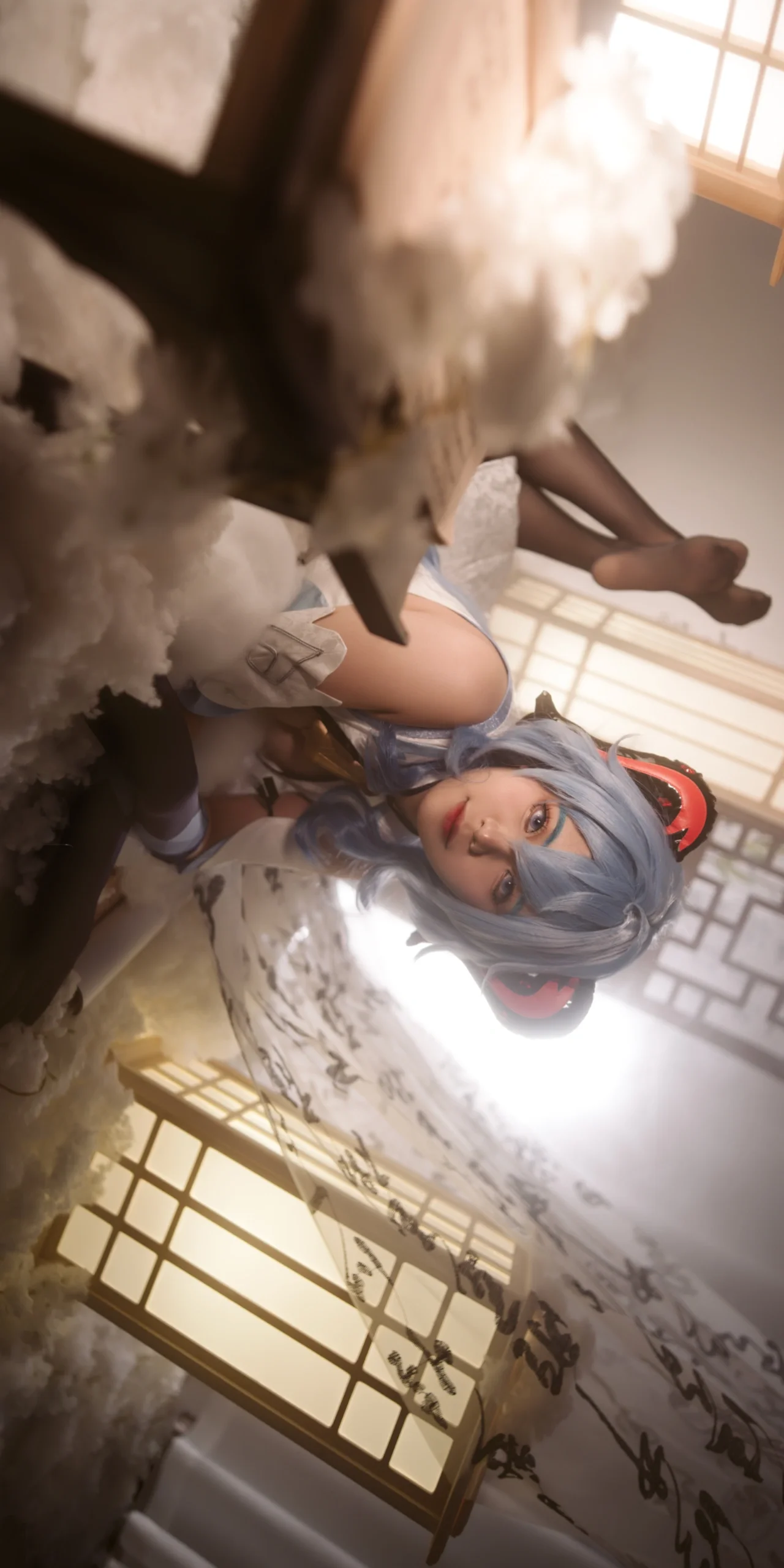 【甘雨cos】原神里的中式温婉与旗袍韵味 - 第5张