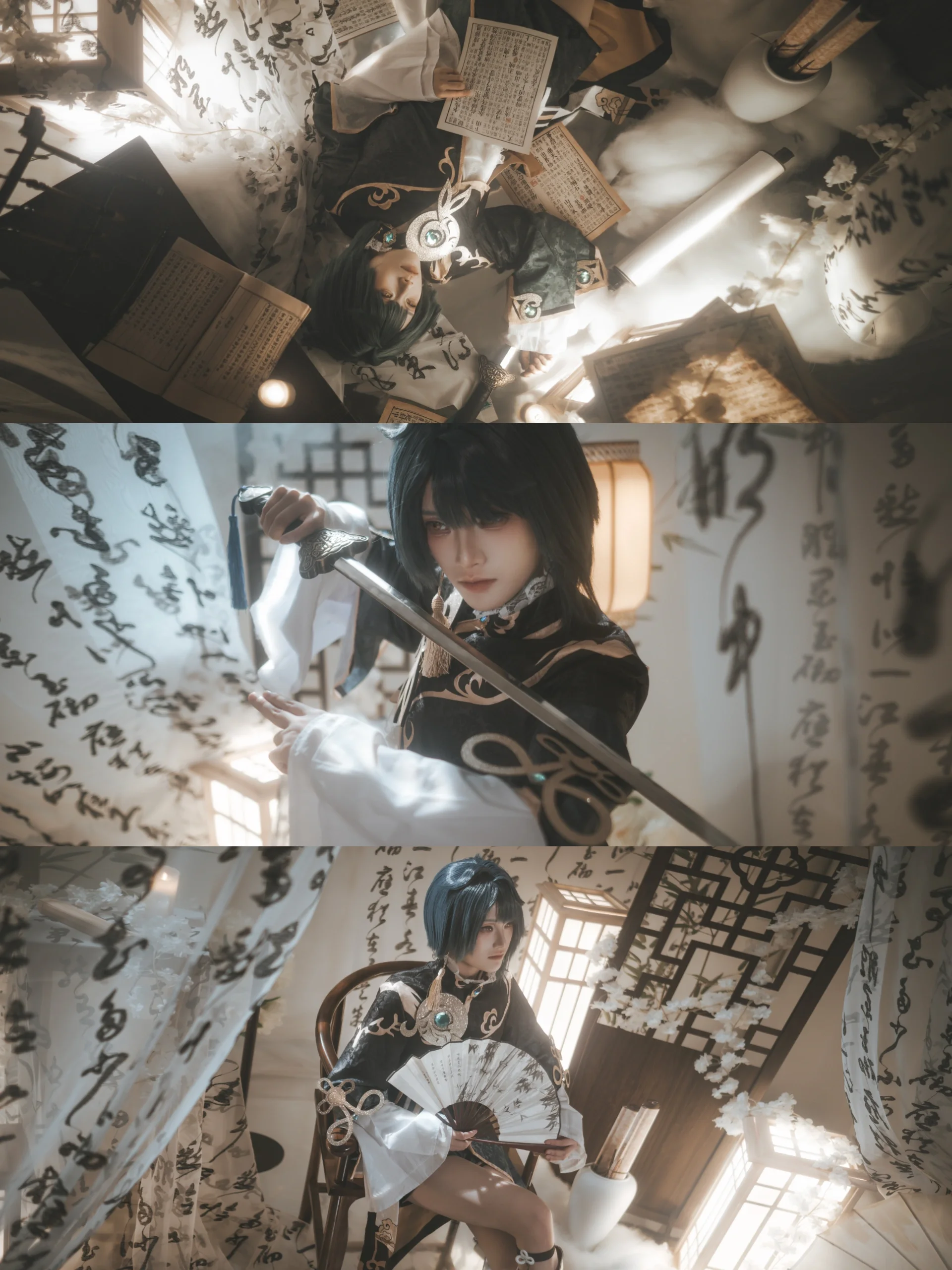 【行秋cos】墨色纸香间的诗意，沉浸于行秋的文人世界 - 推荐阅读封面