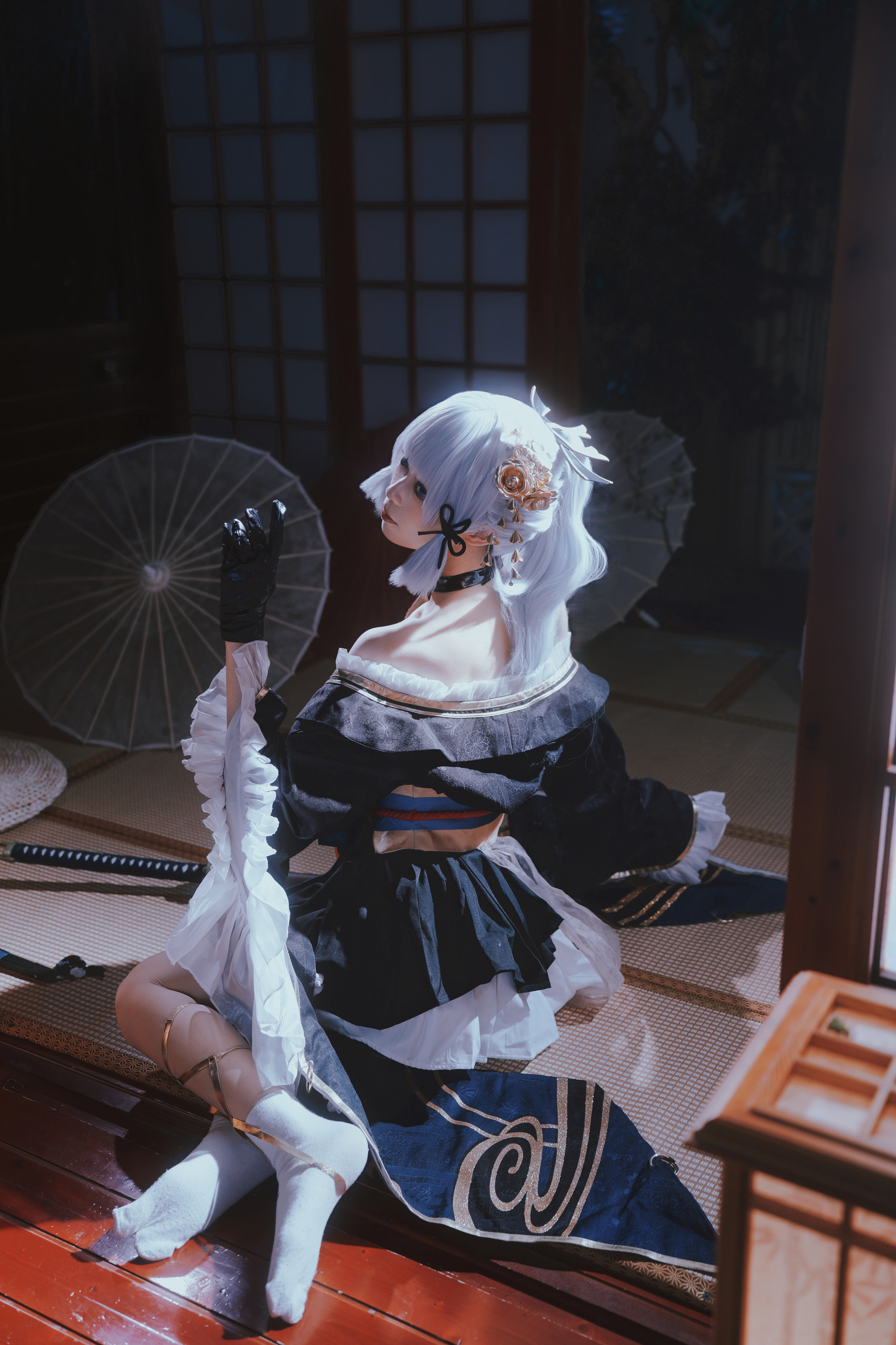 【神里绫华cos】捕捉稻妻深处的清冷与优雅 - 第 1 张