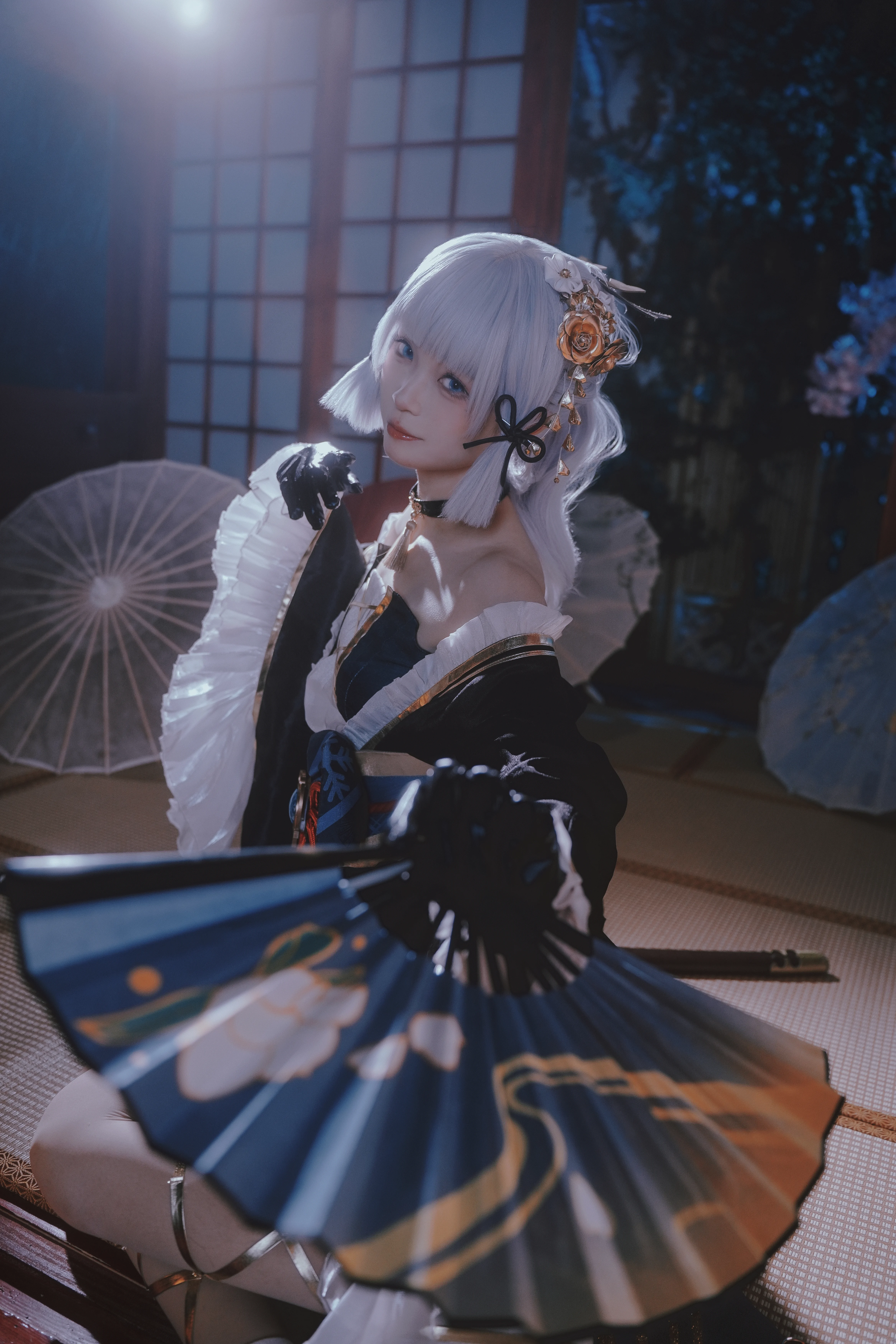 【神里绫华cos】捕捉稻妻深处的清冷与优雅 - 第 3 张