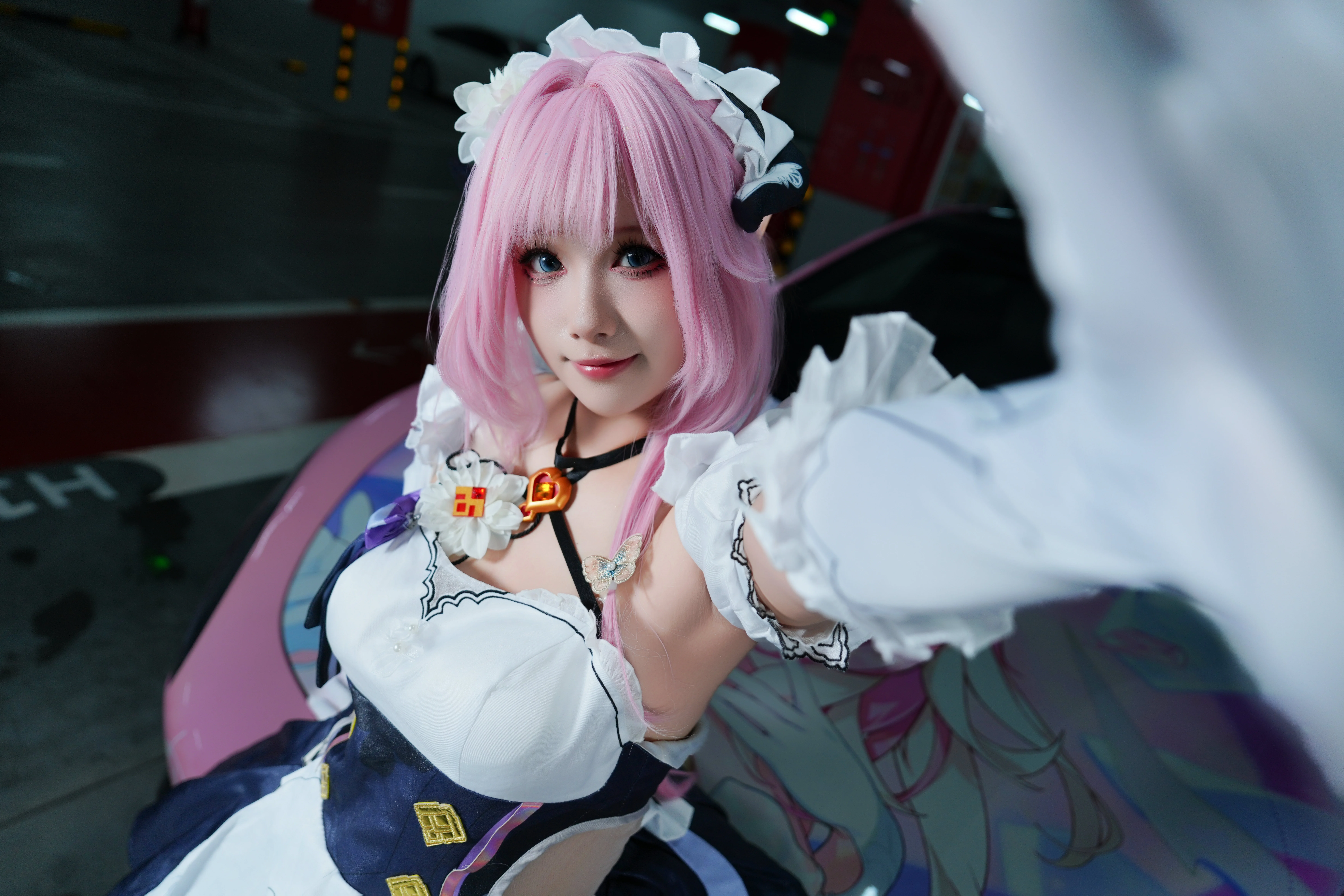 【爱莉希雅cos】崩坏3里的粉色妖精小姐与痛车日常 - 第 10 张