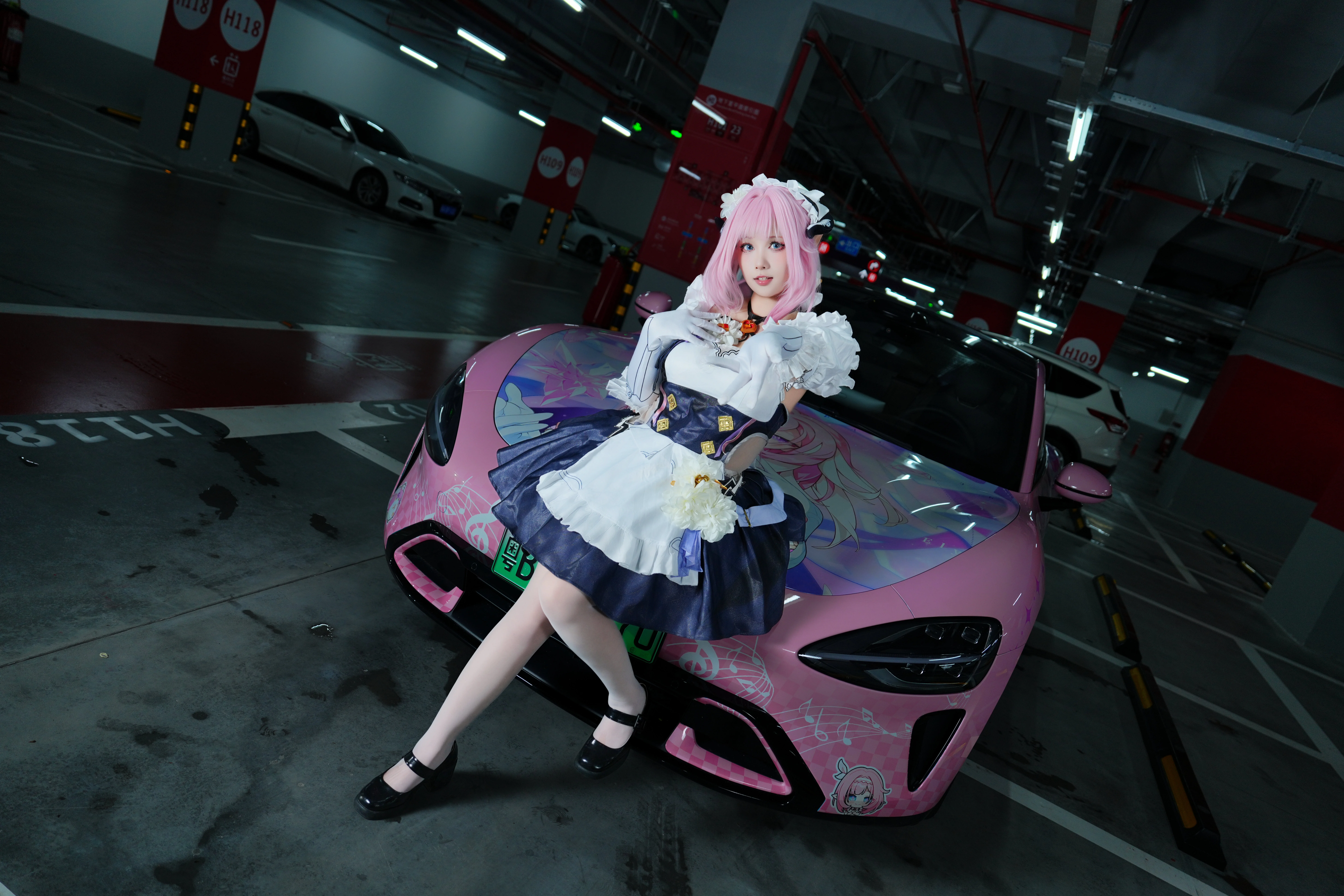 【爱莉希雅cos】崩坏3里的粉色妖精小姐与痛车日常 - 第 11 张