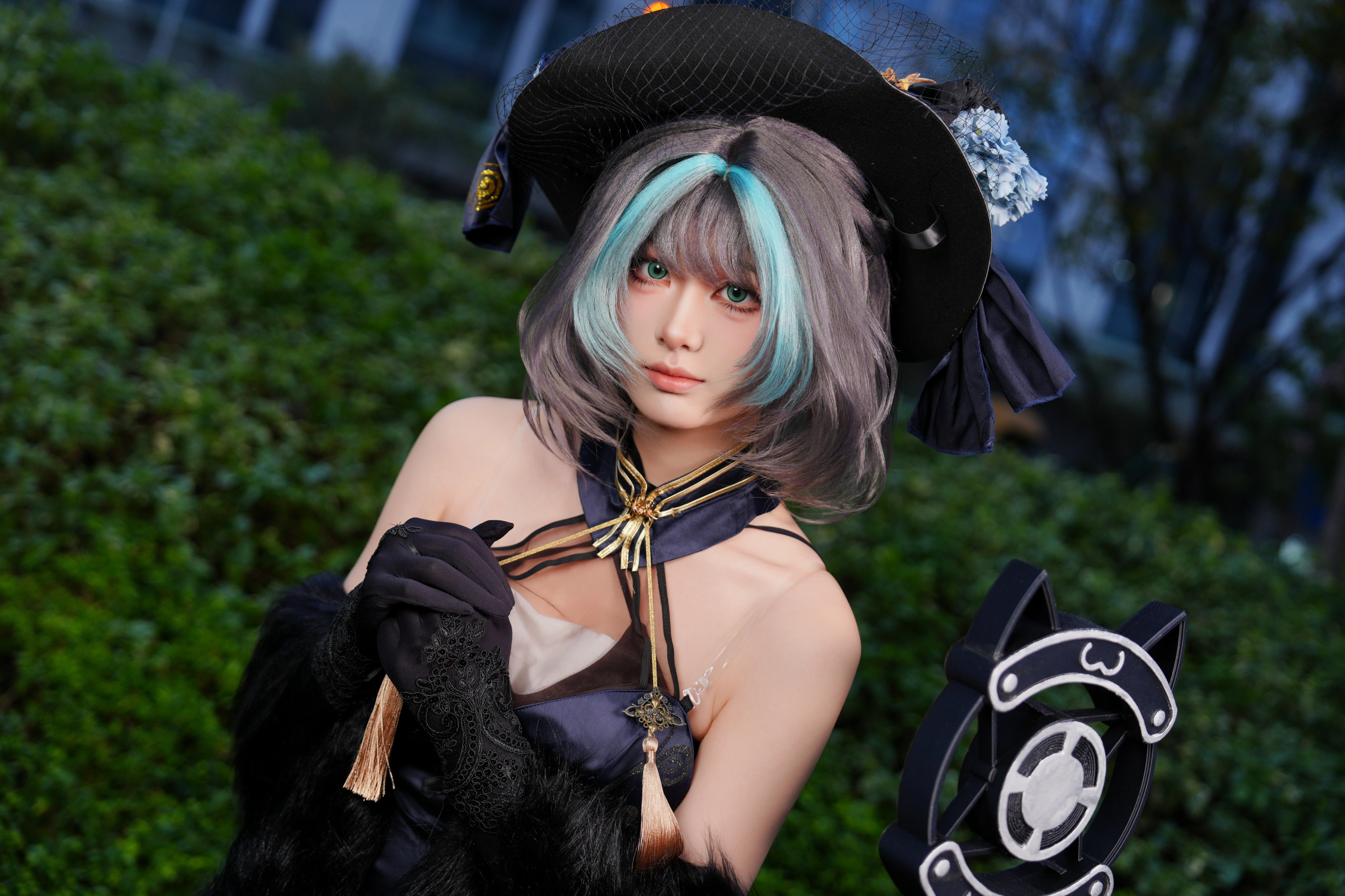 【柴郡cos】碧蓝航线柴郡音乐绚烂，萤火虫外场随拍 - 第 3 张