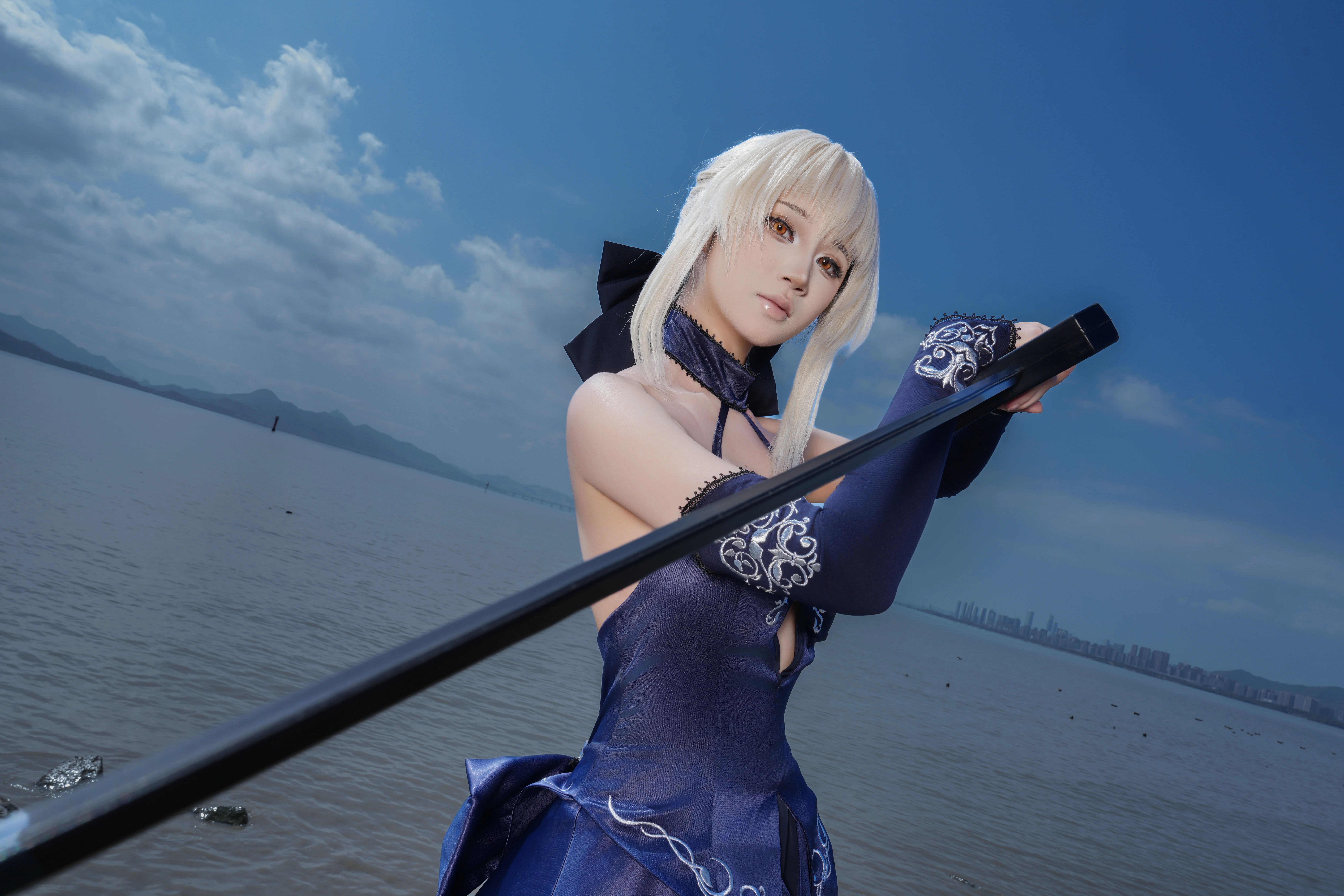 【阿尔托莉雅黑呆cos】Fate中的叛逆骑士，海边的剑影 - 第 5 张