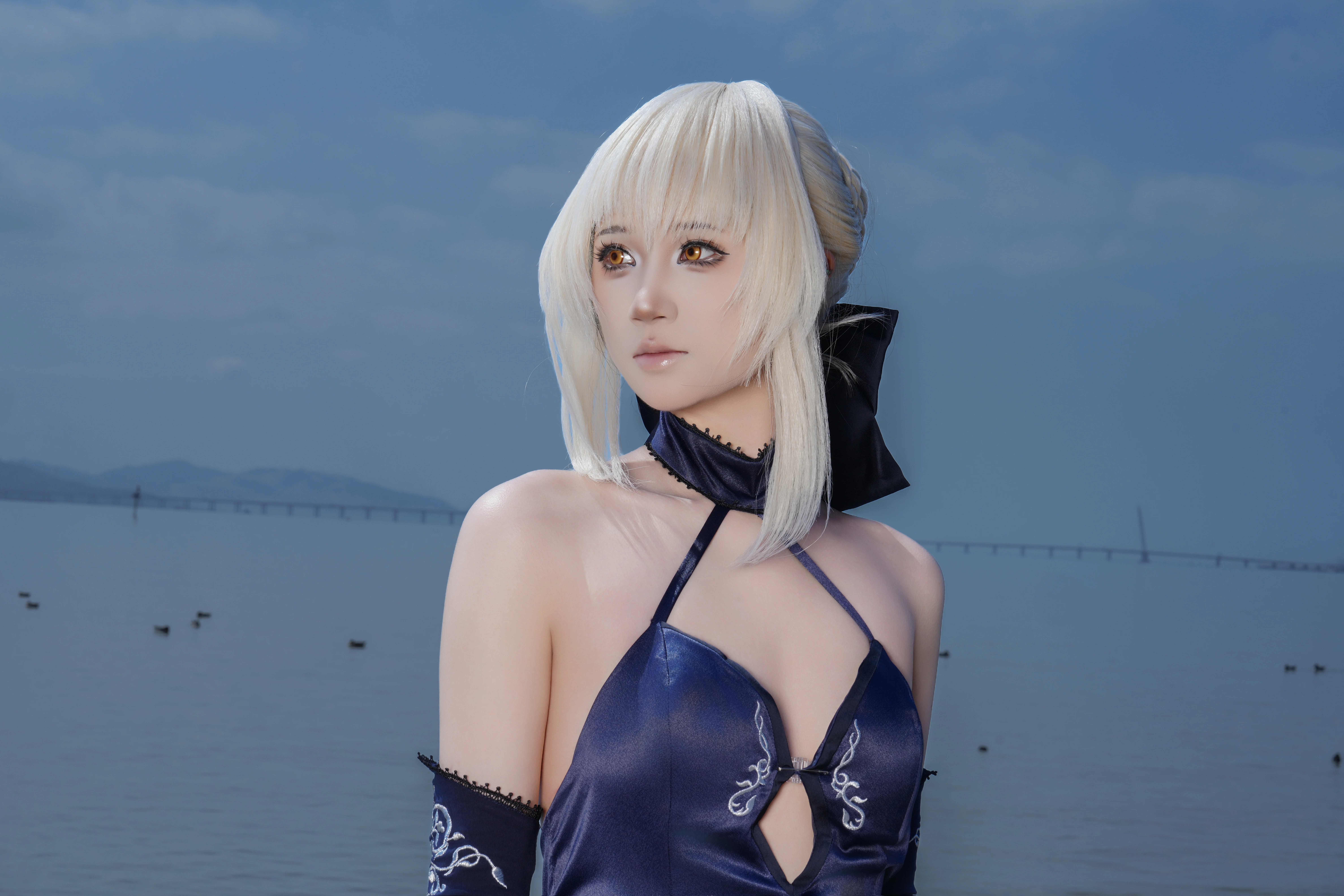 【阿尔托莉雅黑呆cos】Fate中的叛逆骑士，海边的剑影 - 第 7 张
