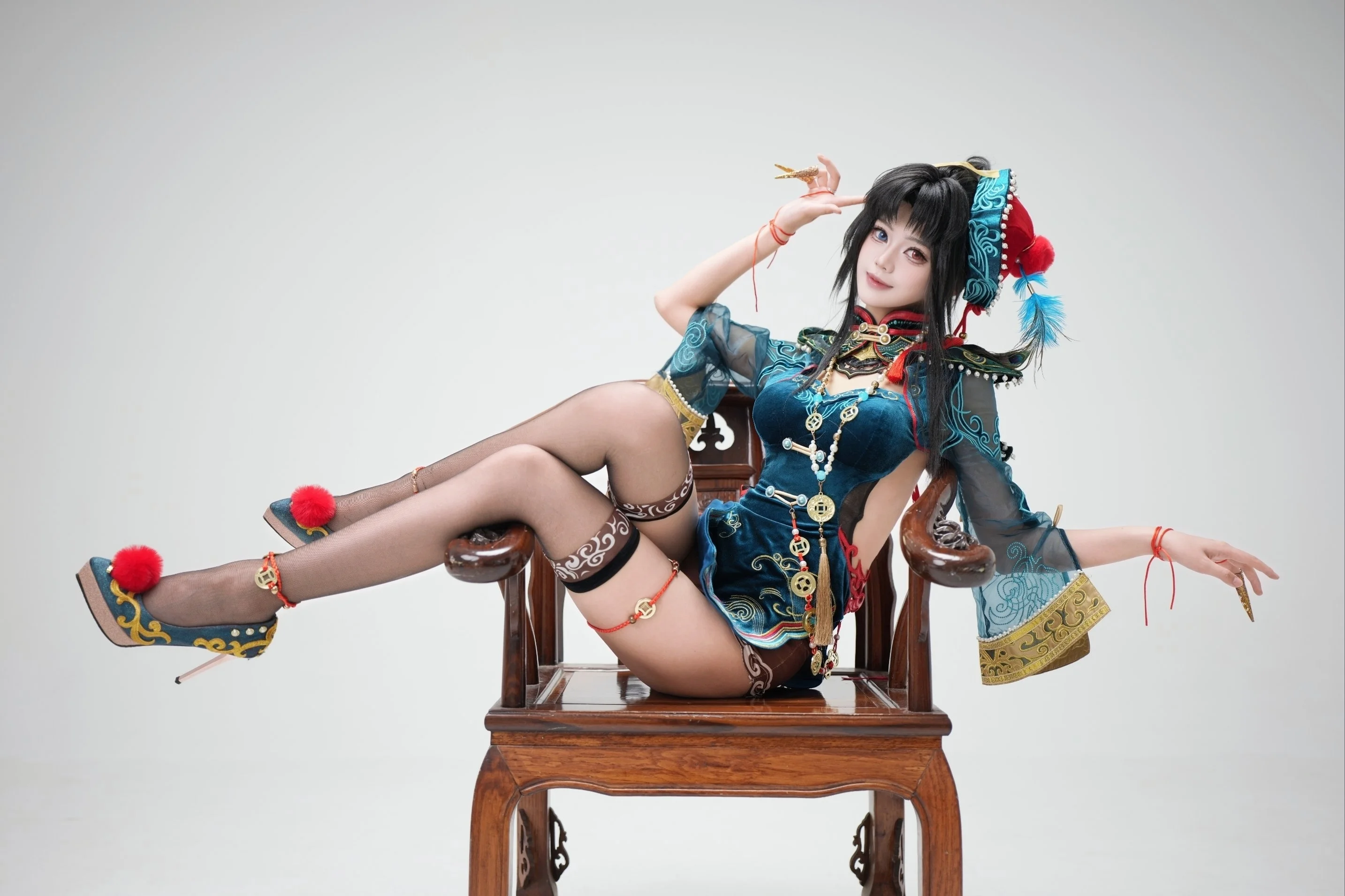 【玉玲珑cos】狐灵入阵，灵动与霸气的极致碰撞 - 第 2 张