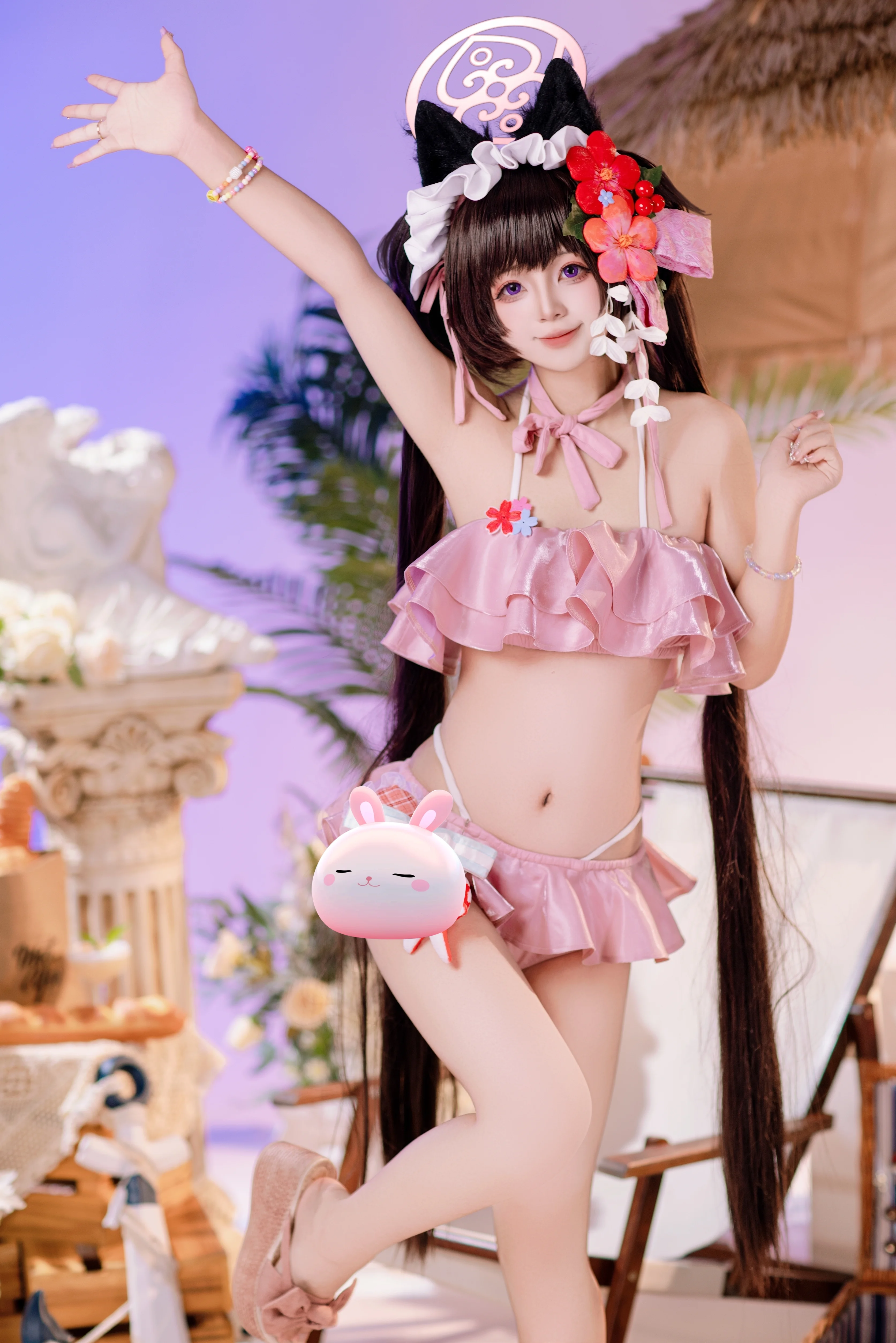 【河和静子cos】蔚蓝档案，这就是老板娘的压迫感吗 - 第2张