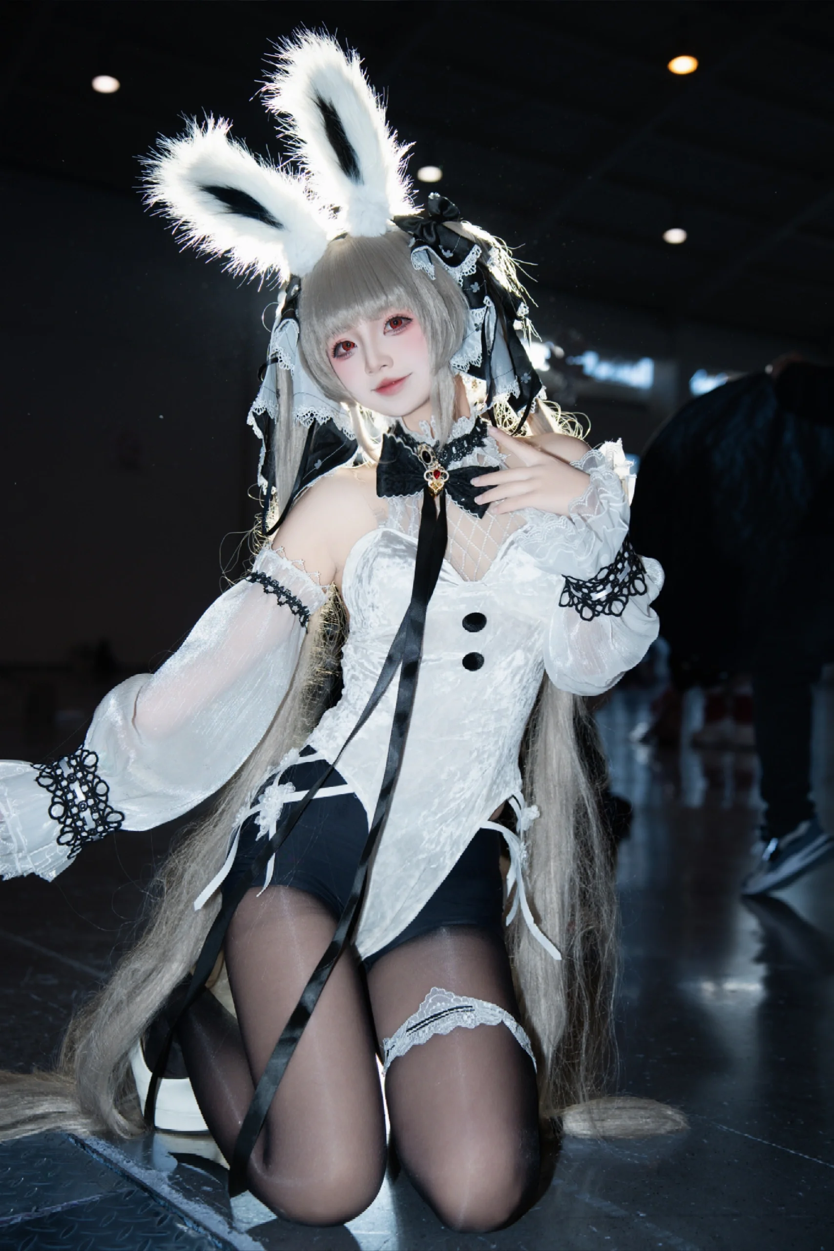 【可畏cos】碧蓝航线兔女郎造型漫展场照
