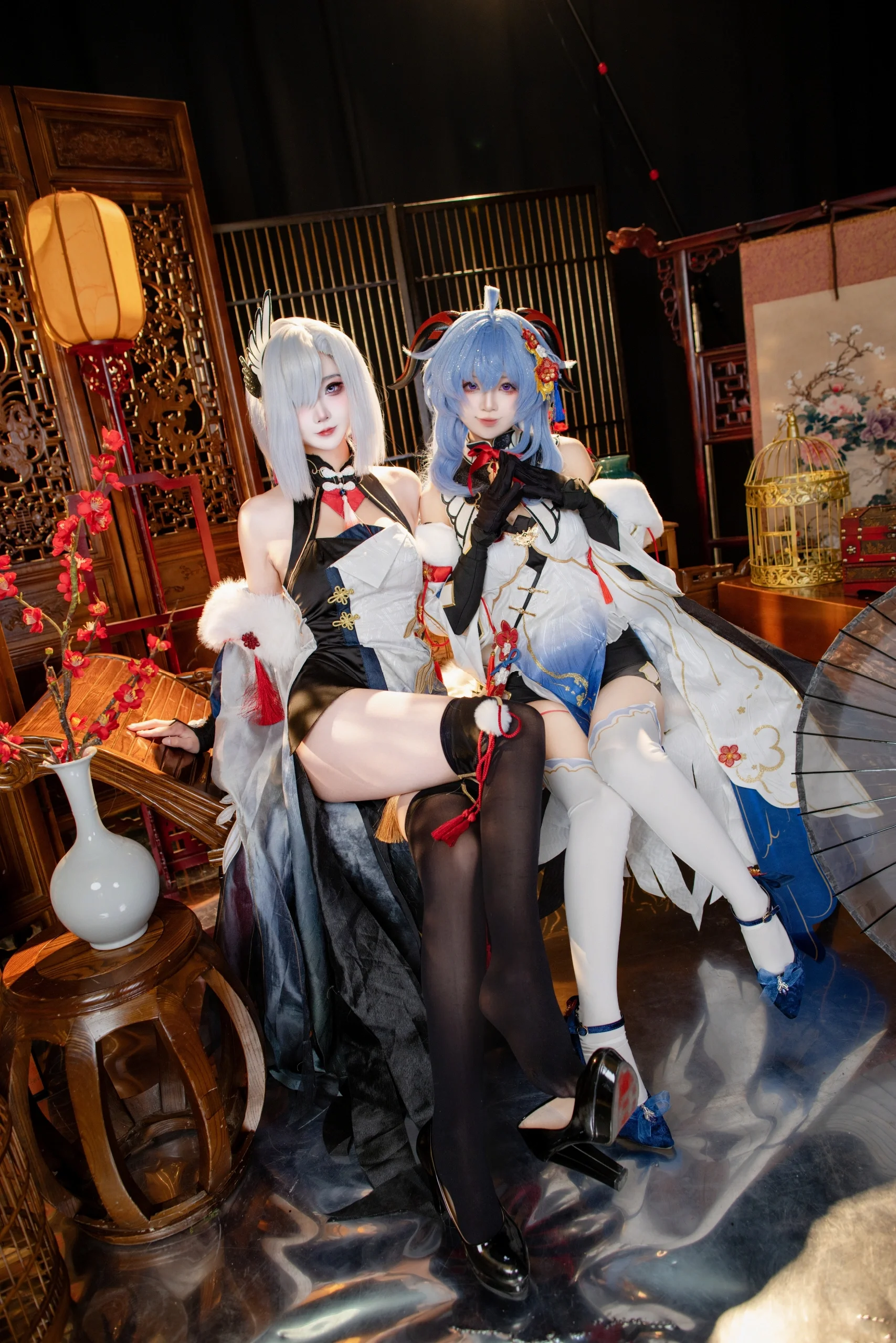 【申鹤cos】与甘雨在如雪的东方幻梦中相遇 - 第 2 张