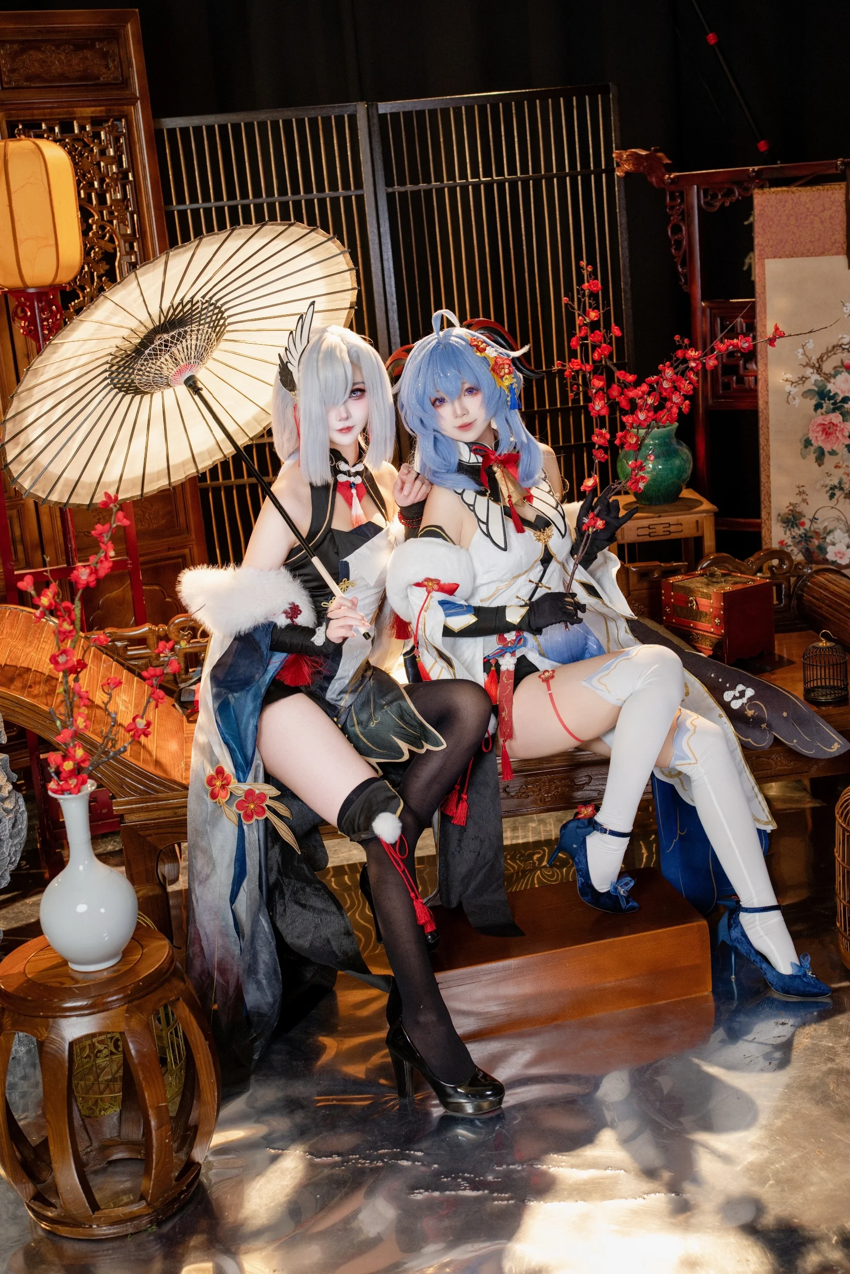 【申鹤cos】与甘雨在如雪的东方幻梦中相遇 - 第 3 张