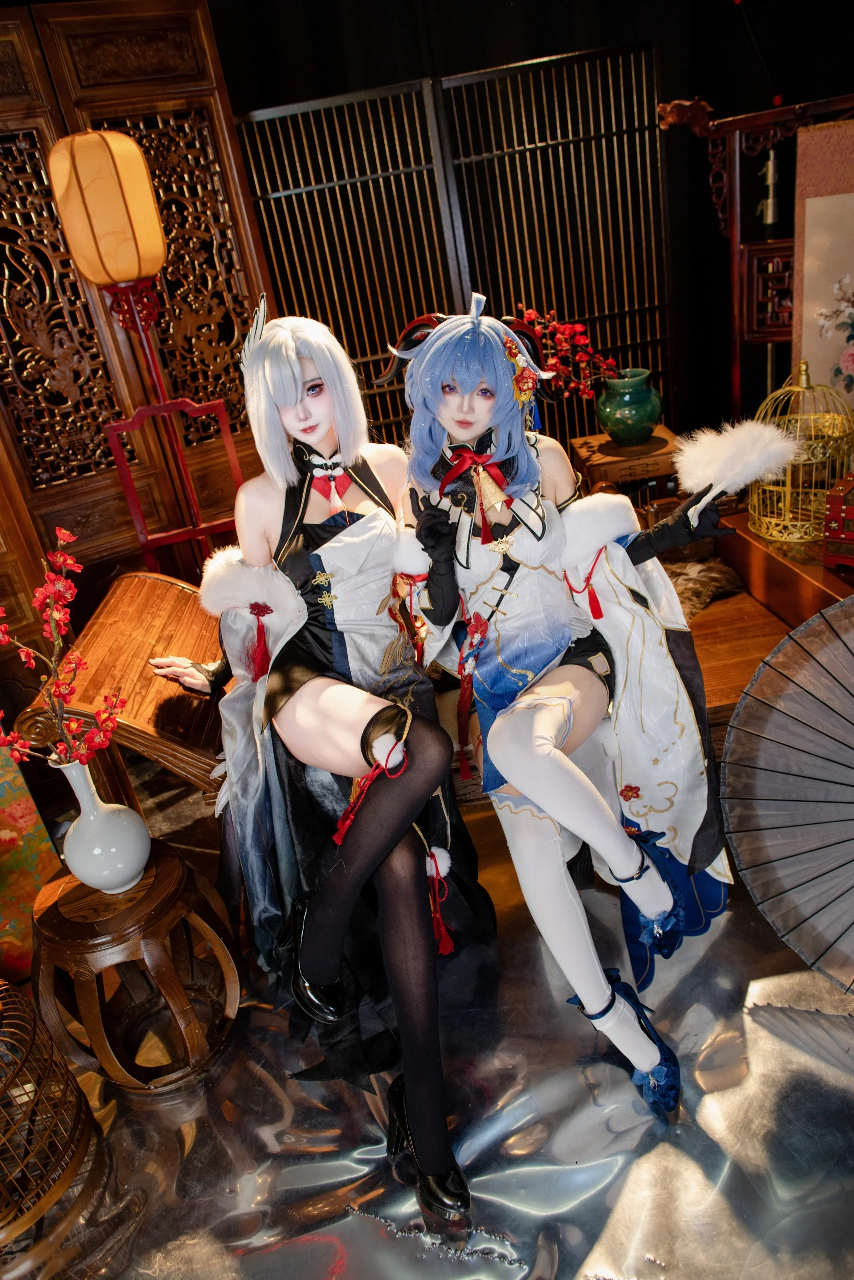 【申鹤cos】与甘雨在如雪的东方幻梦中相遇 - 第 4 张