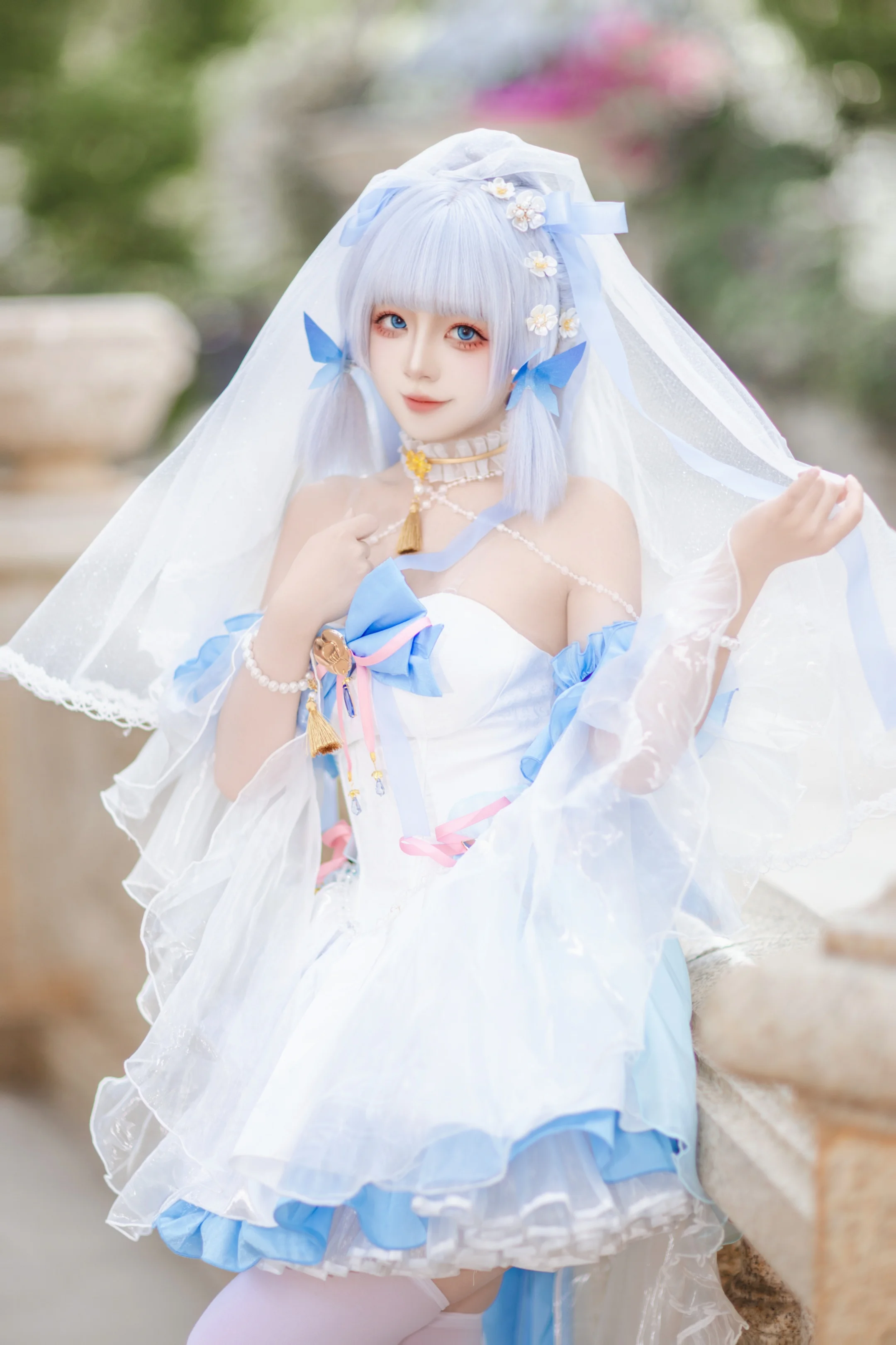 【神里绫华cos】樱花盛开时，与你约定一份深情的告白 - 第2张