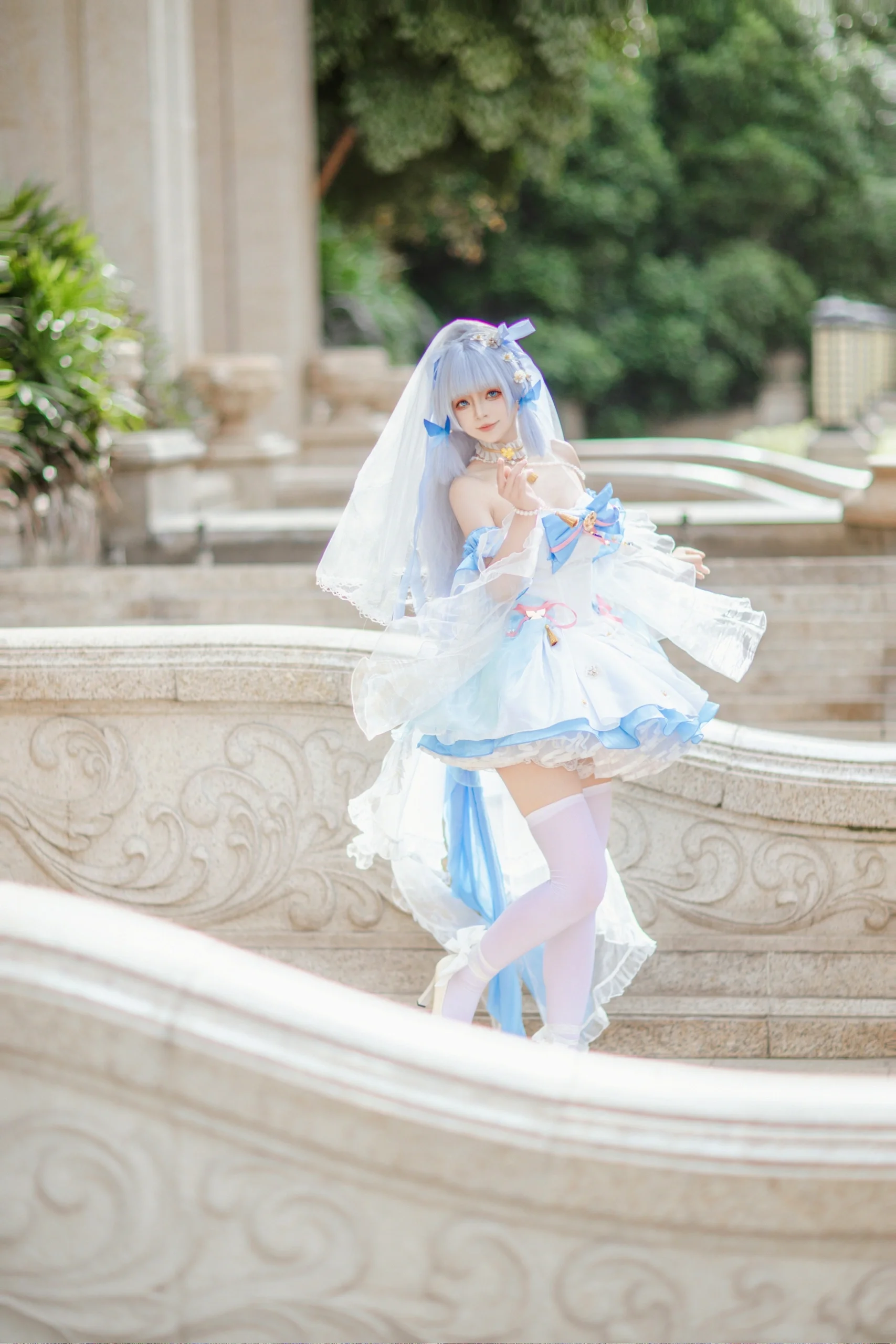 【神里绫华cos】樱花盛开时，与你约定一份深情的告白 - 第4张