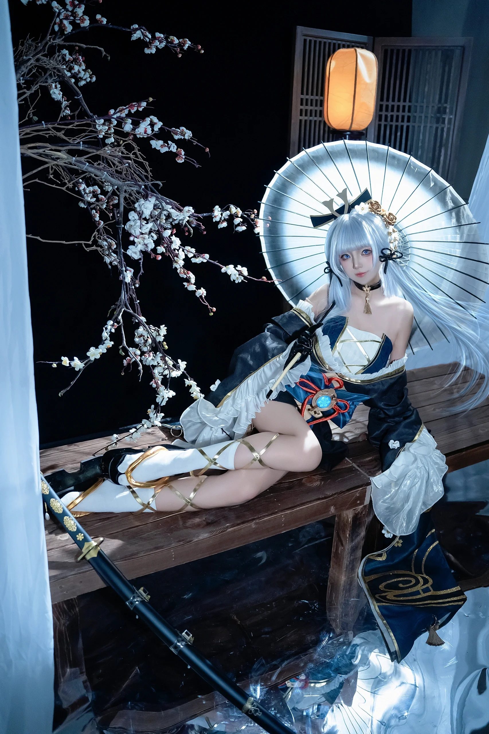 【神里绫华cos】家族的荣耀，由我来守护 - 第 1 张