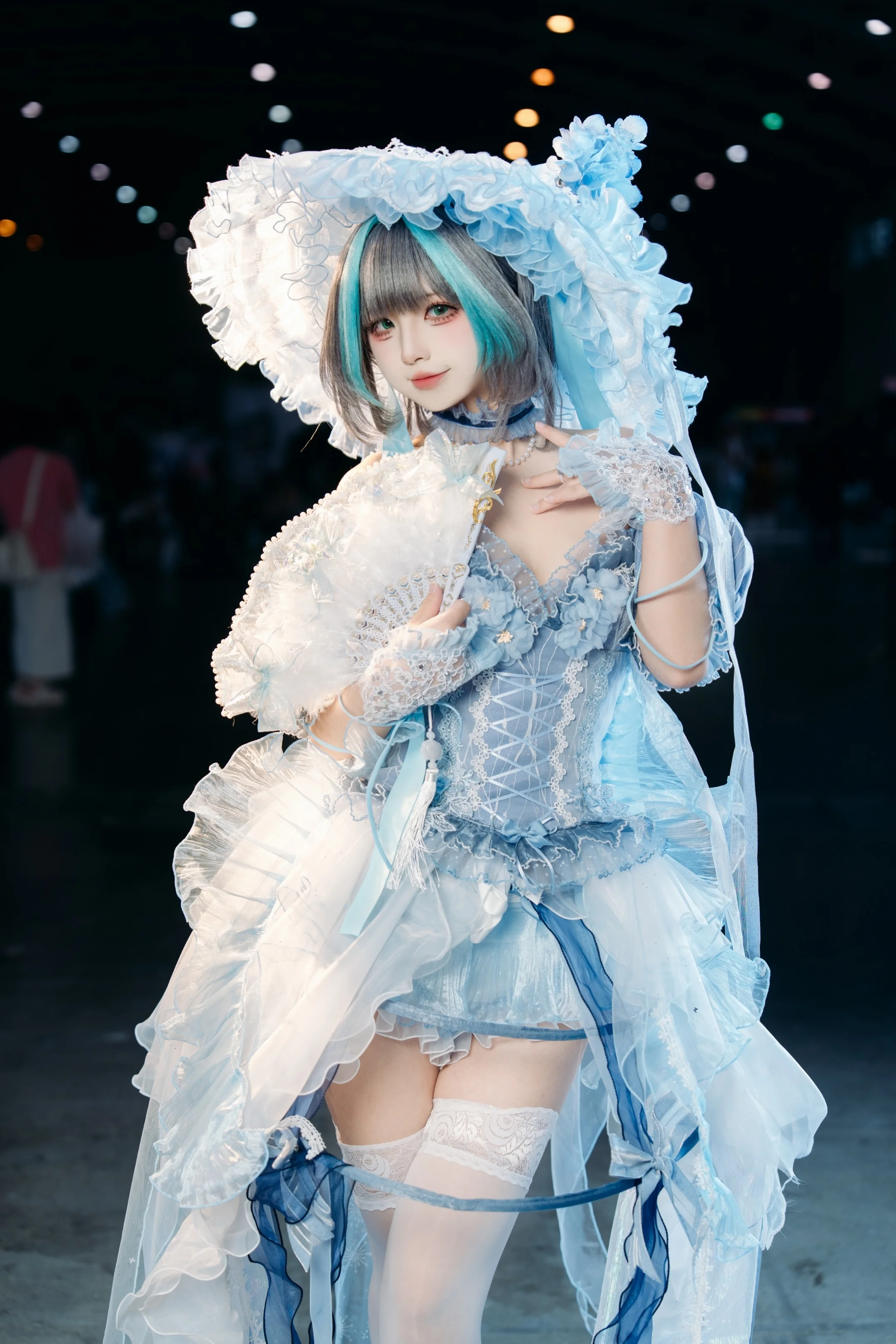 【柴郡cos】碧藍航線廢稿夢幻藍白造型分享 - 第 1 張