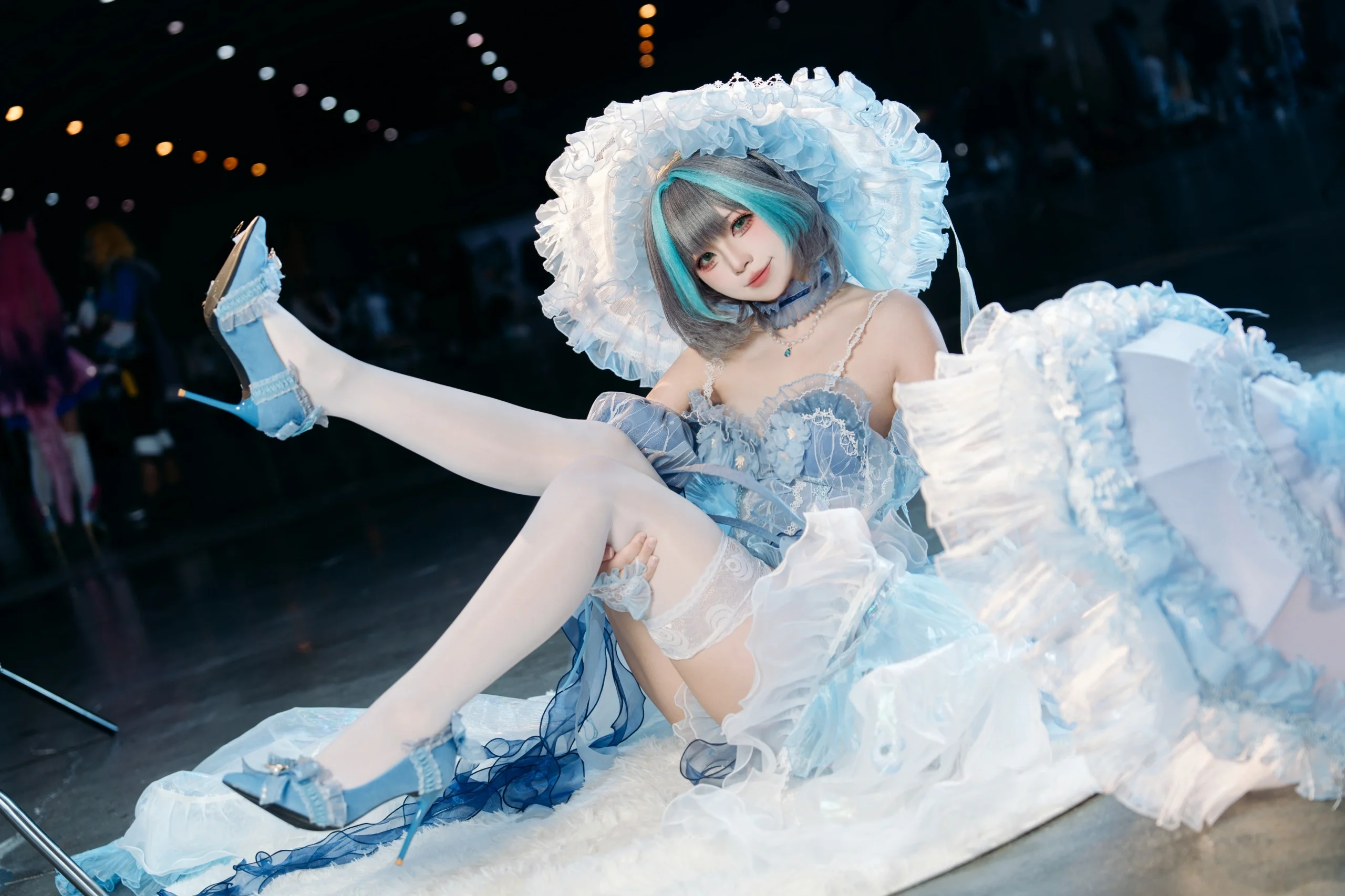 【柴郡cos】碧藍航線廢稿夢幻藍白造型分享 - 第 3 張