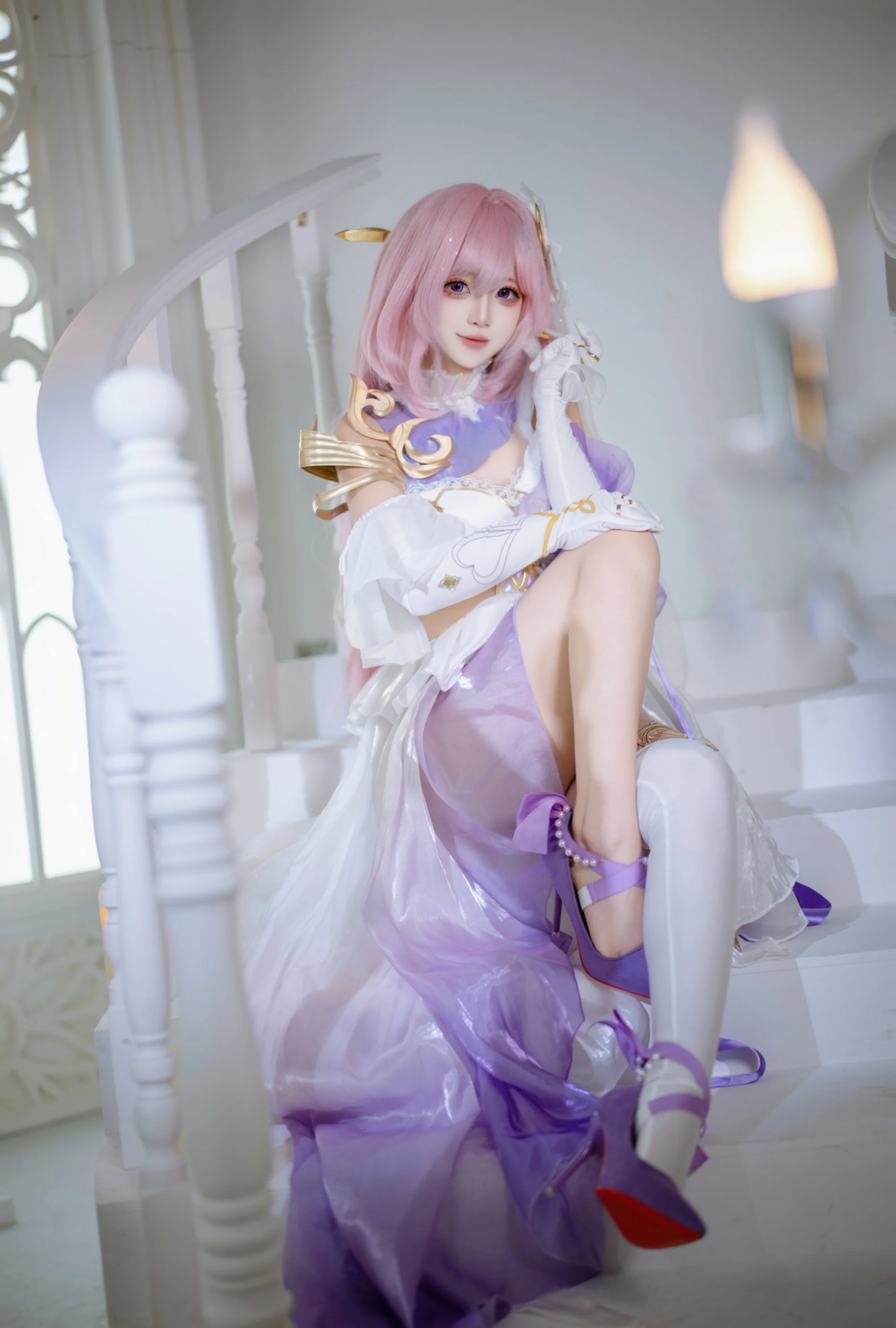 【爱莉希雅cos】《崩坏三》中那份关于花嫁的浪漫 - 第 2 张