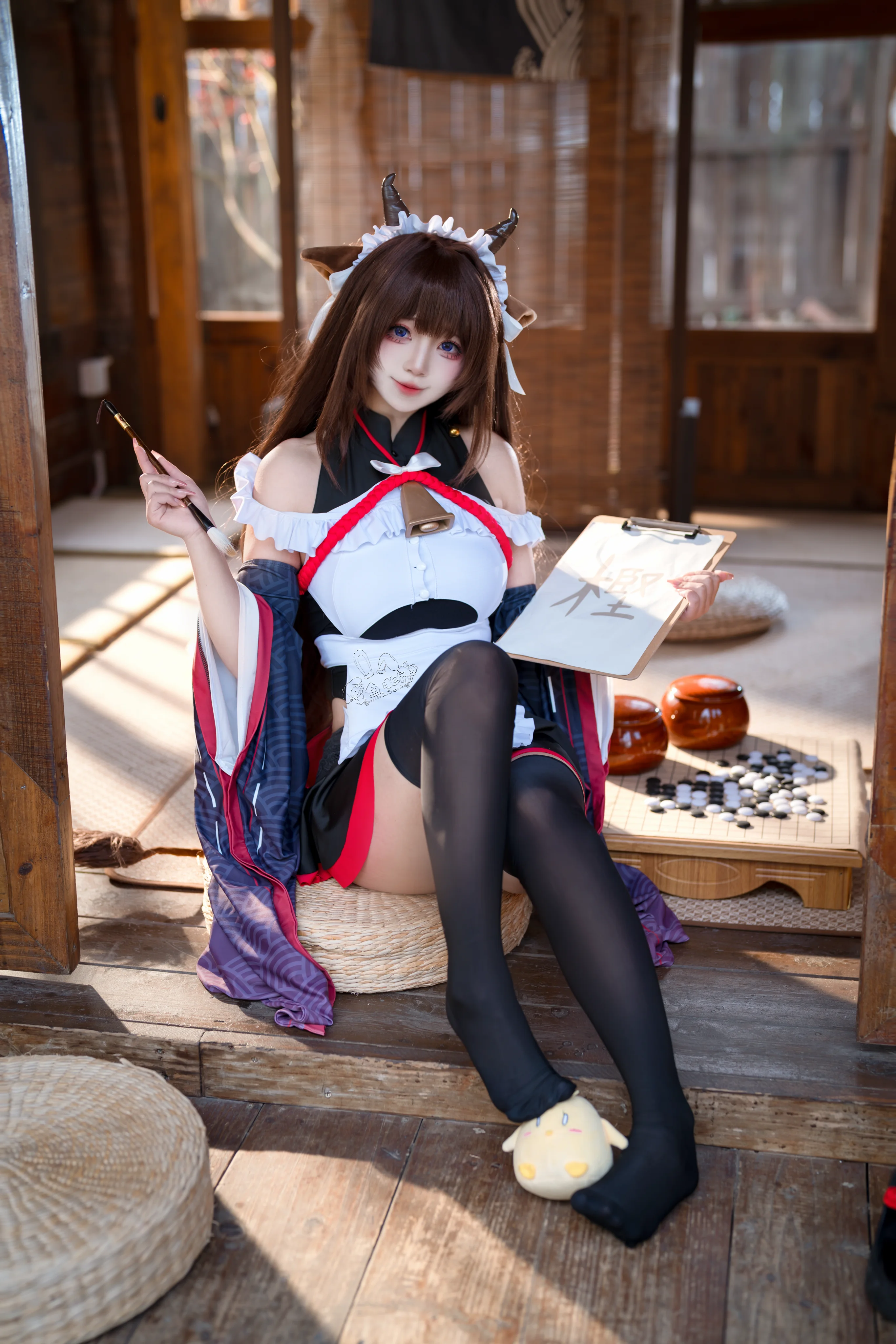 【樫野cos】碧蓝航线牛牛女仆，和风小院出片记录 - 第 1 张